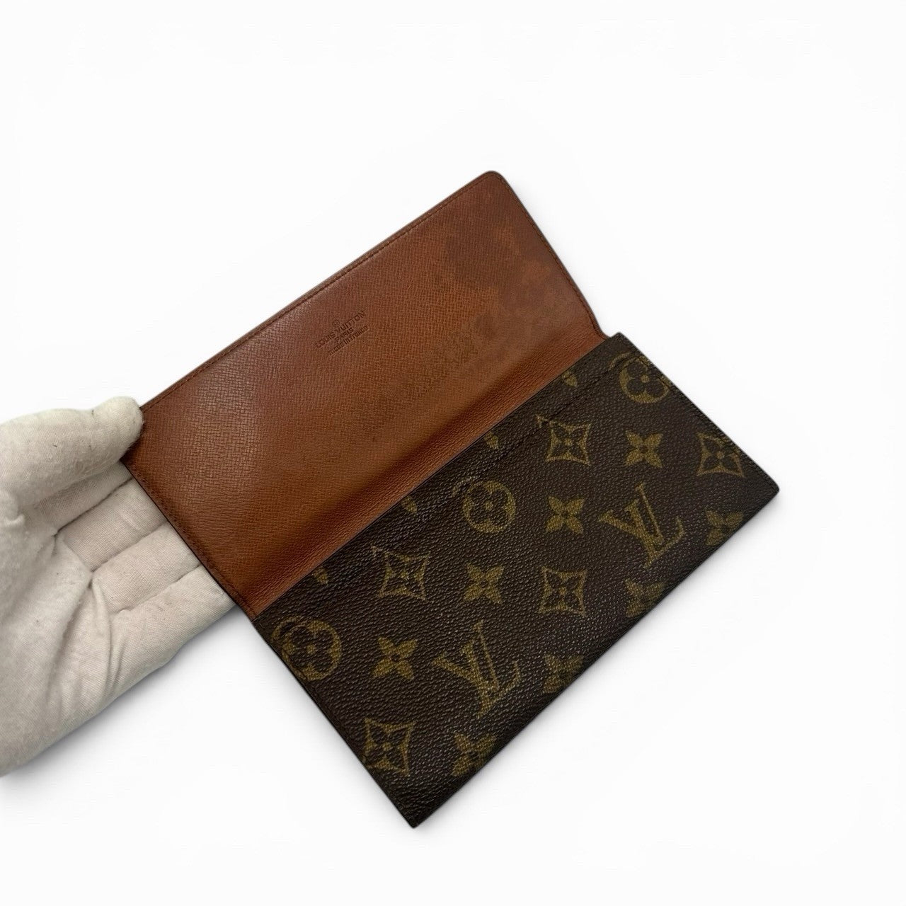 Louis Vuitton Monogram Bi-fold Long Wallet - Brown, Leather