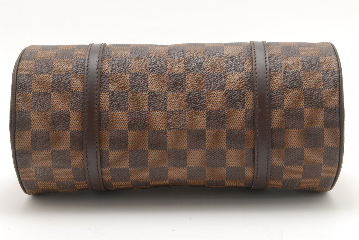 Louis Vuitton Damier Ebene Papillon 30 Hand Bag - Brown, PVC Leather