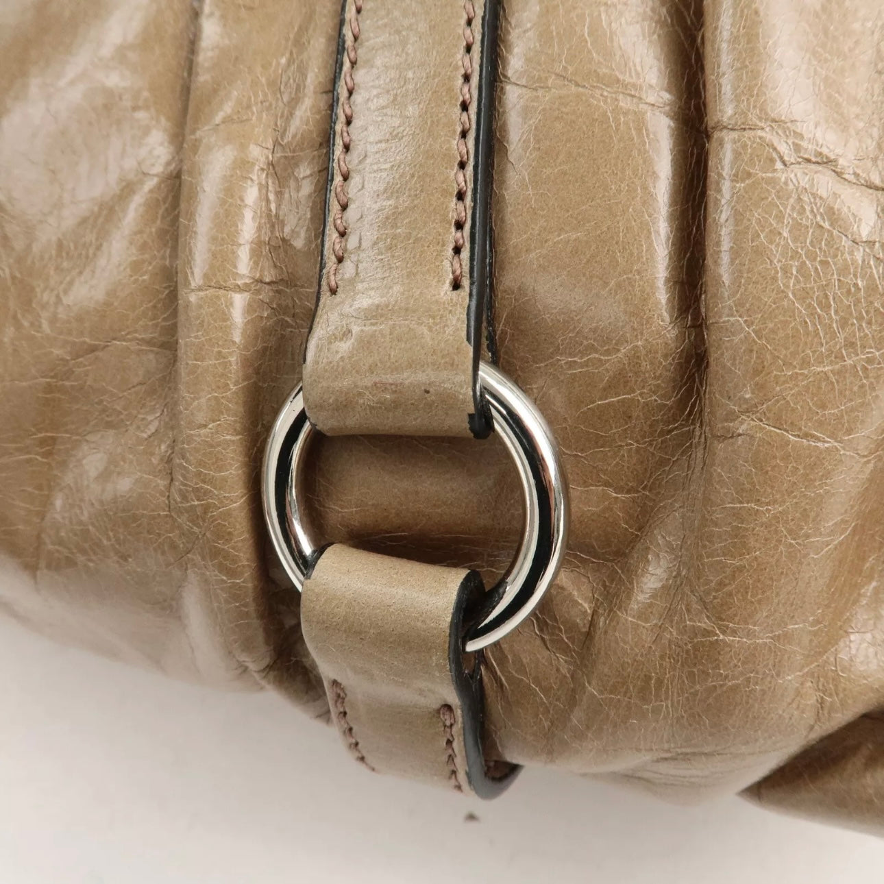 PRE ORDER! MIU MIU Leather Shoulder& Hand Bag Beige