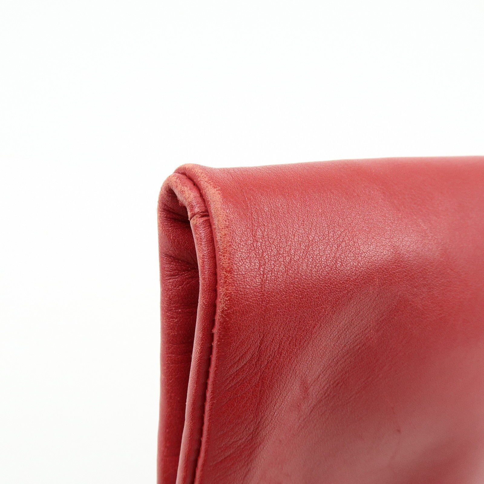 Saint Laurent Paris Clutch Bag - Red, Leather