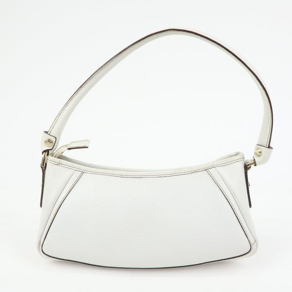 Gucci Abbey Shoulder Bag - White, Leather