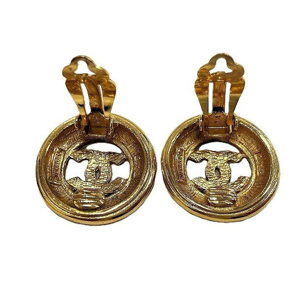 Chanel Coco Mark Earrings - Gold, GP