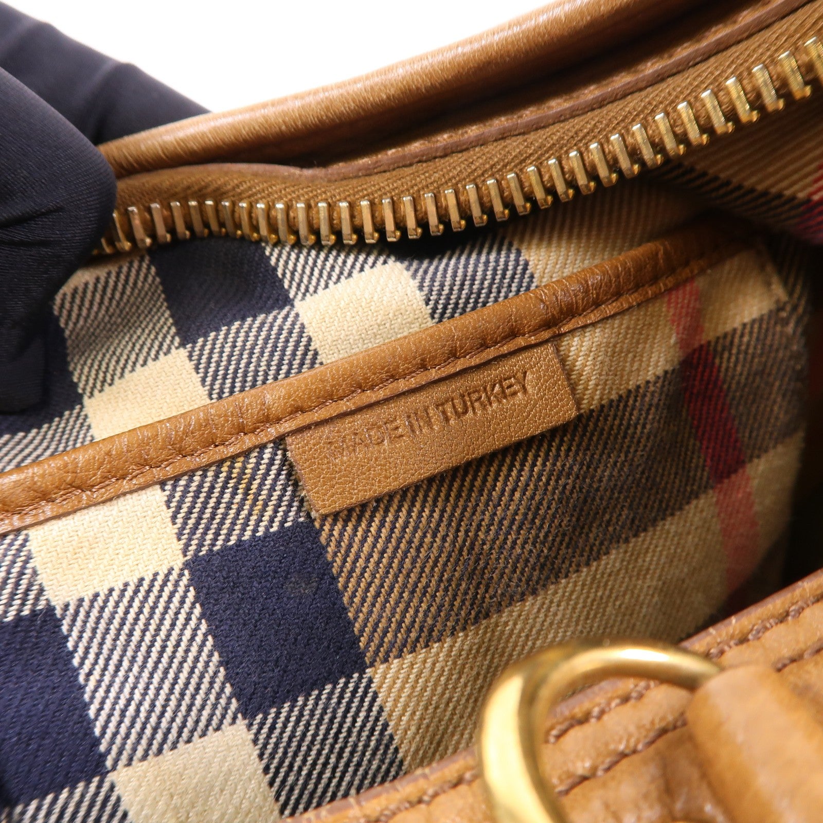Burberry GHW Shoulder Bag - Brown, Calfskin Leather