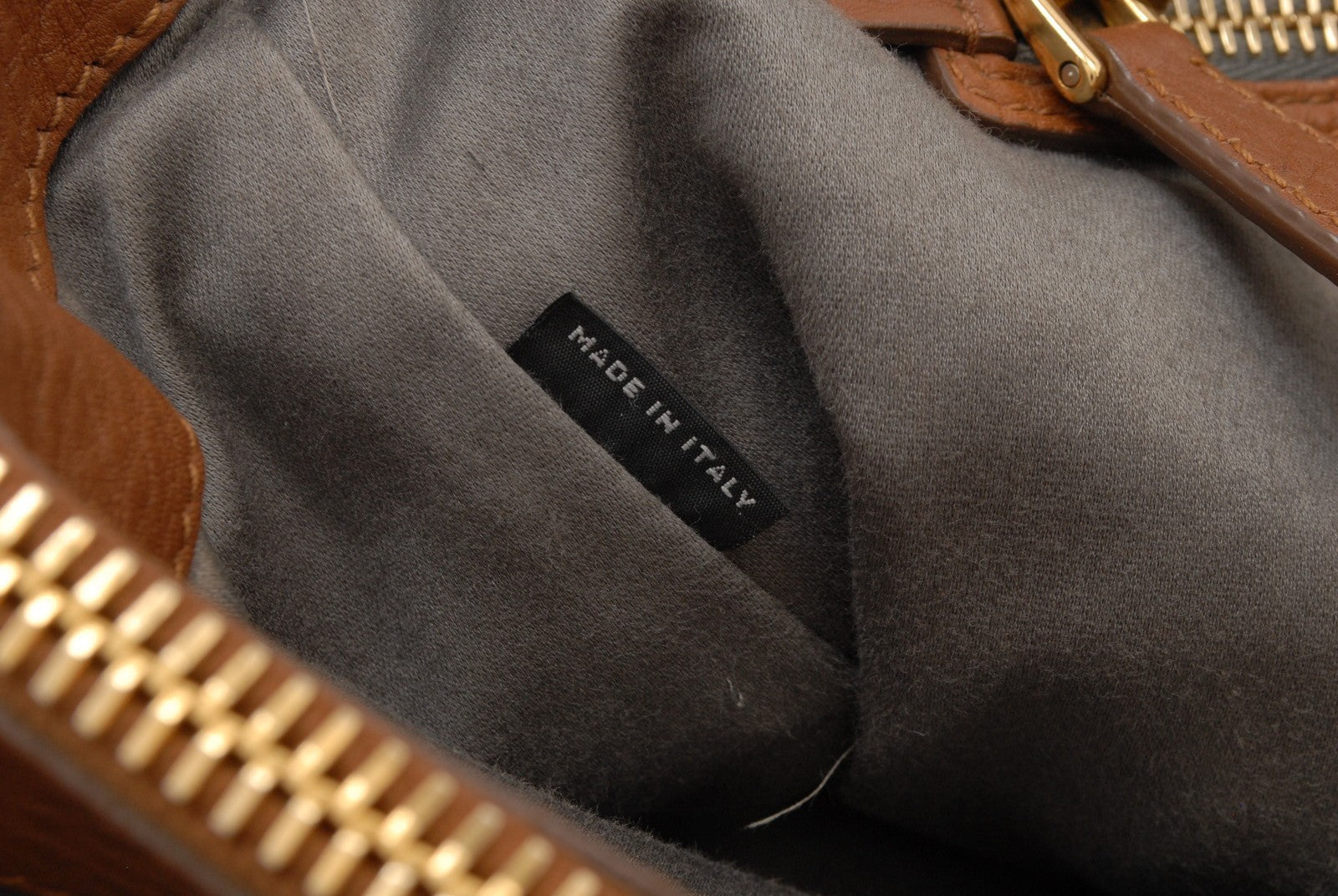 Miu Miu Vitello Lux Tote Handbag - Brown, Leather