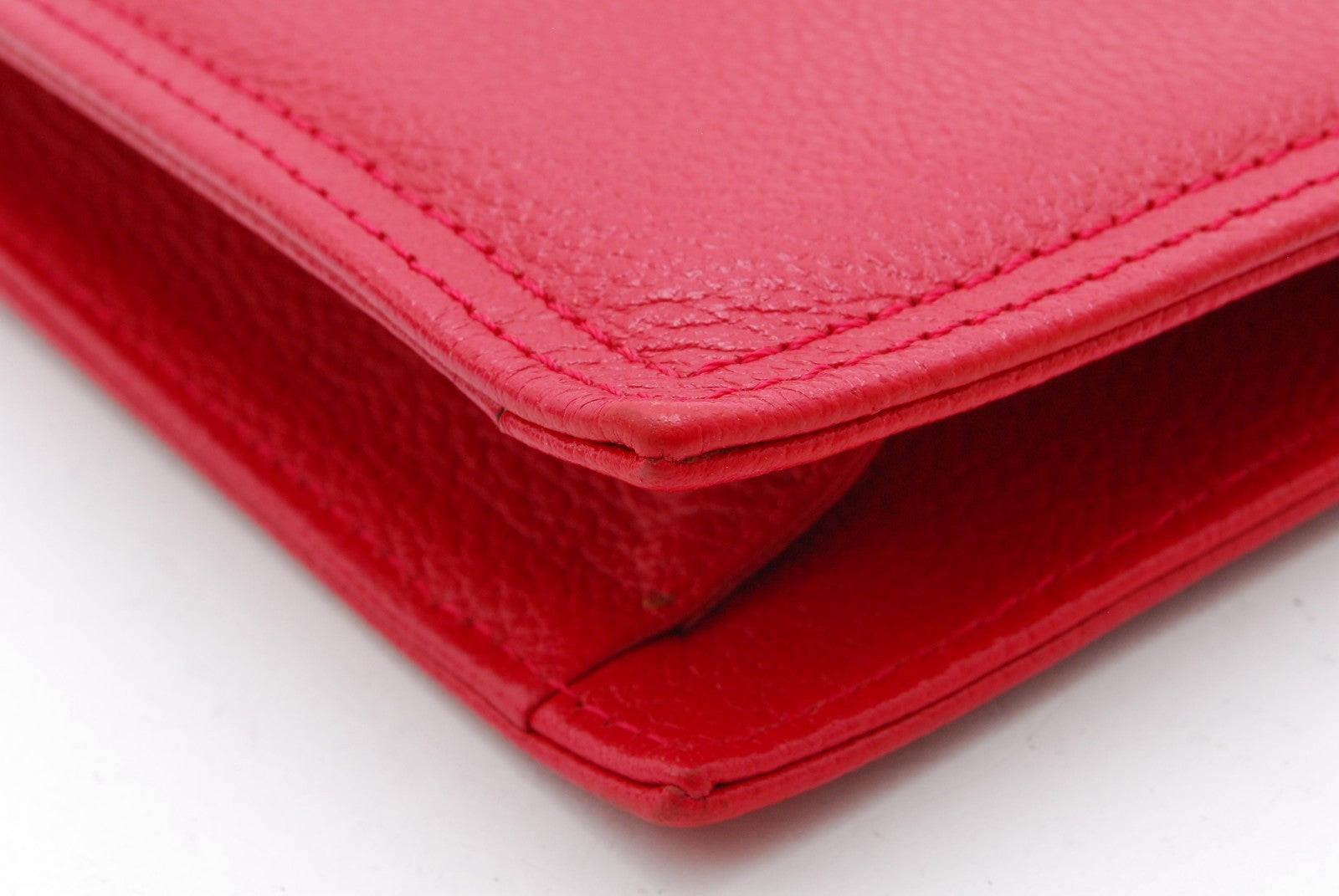 Saint Laurent Yves Clutch Bag - Red, Leather 