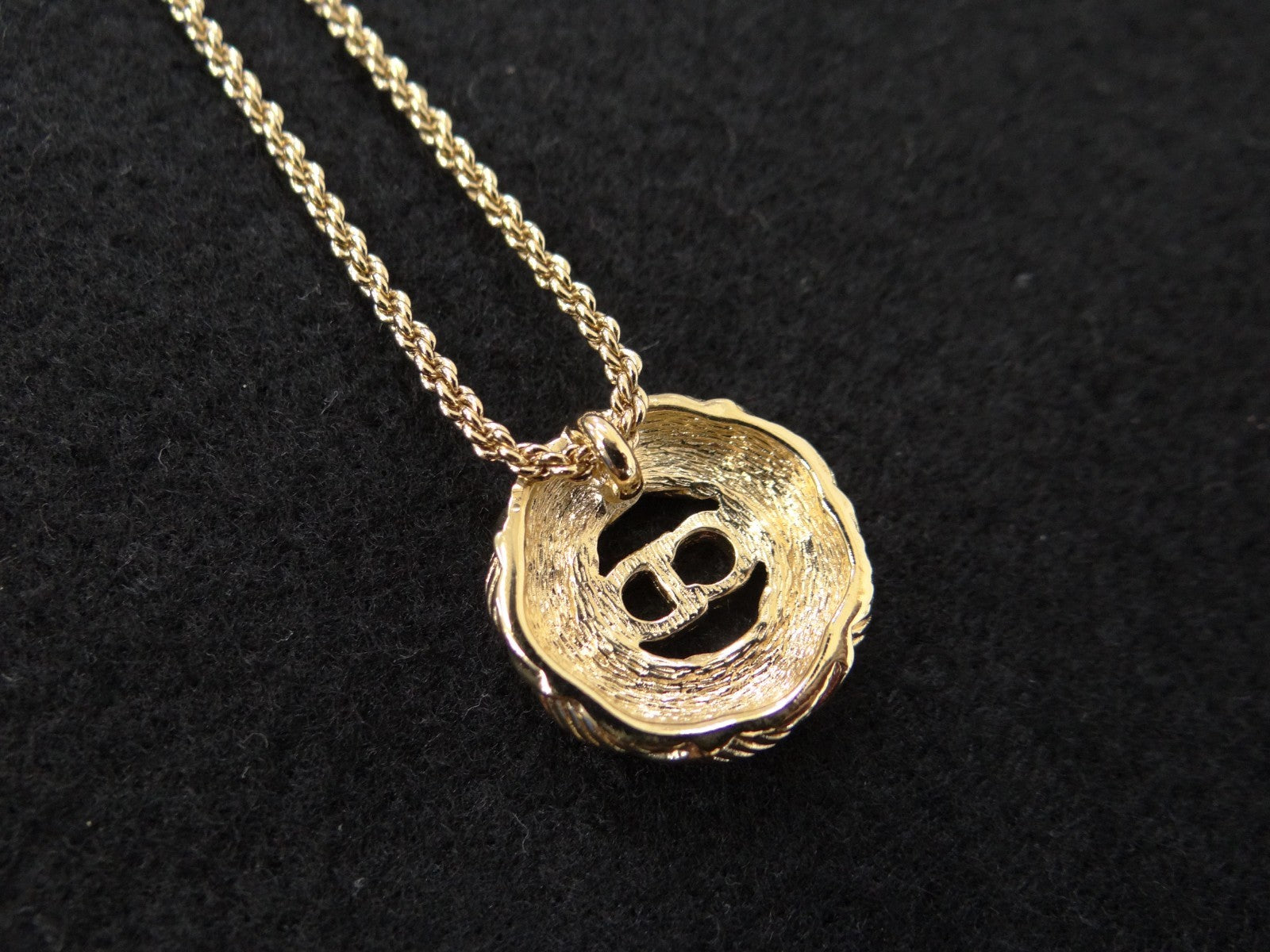 Dior Chain Necklace Pendant - Gold, Metal