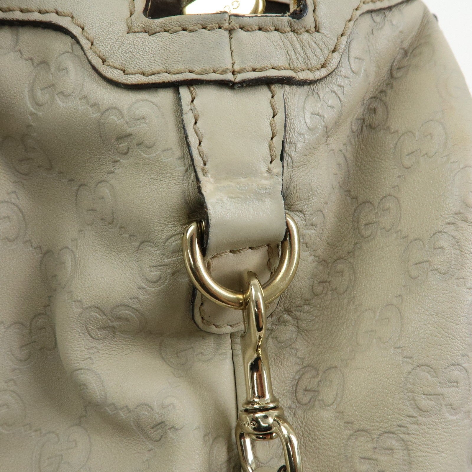 Gucci Sukey 2Way Hand Bag - Ivory, Guccissima Leather