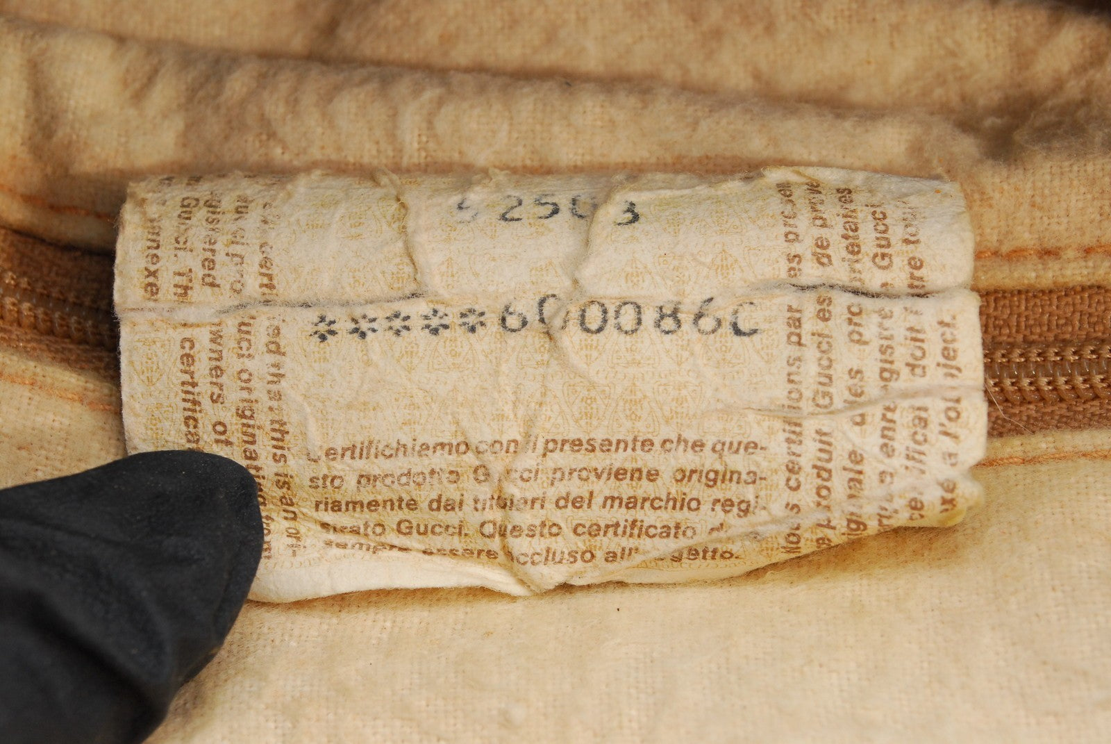 Gucci Sherry Line Mini Boston Bag - Brown, PVC 