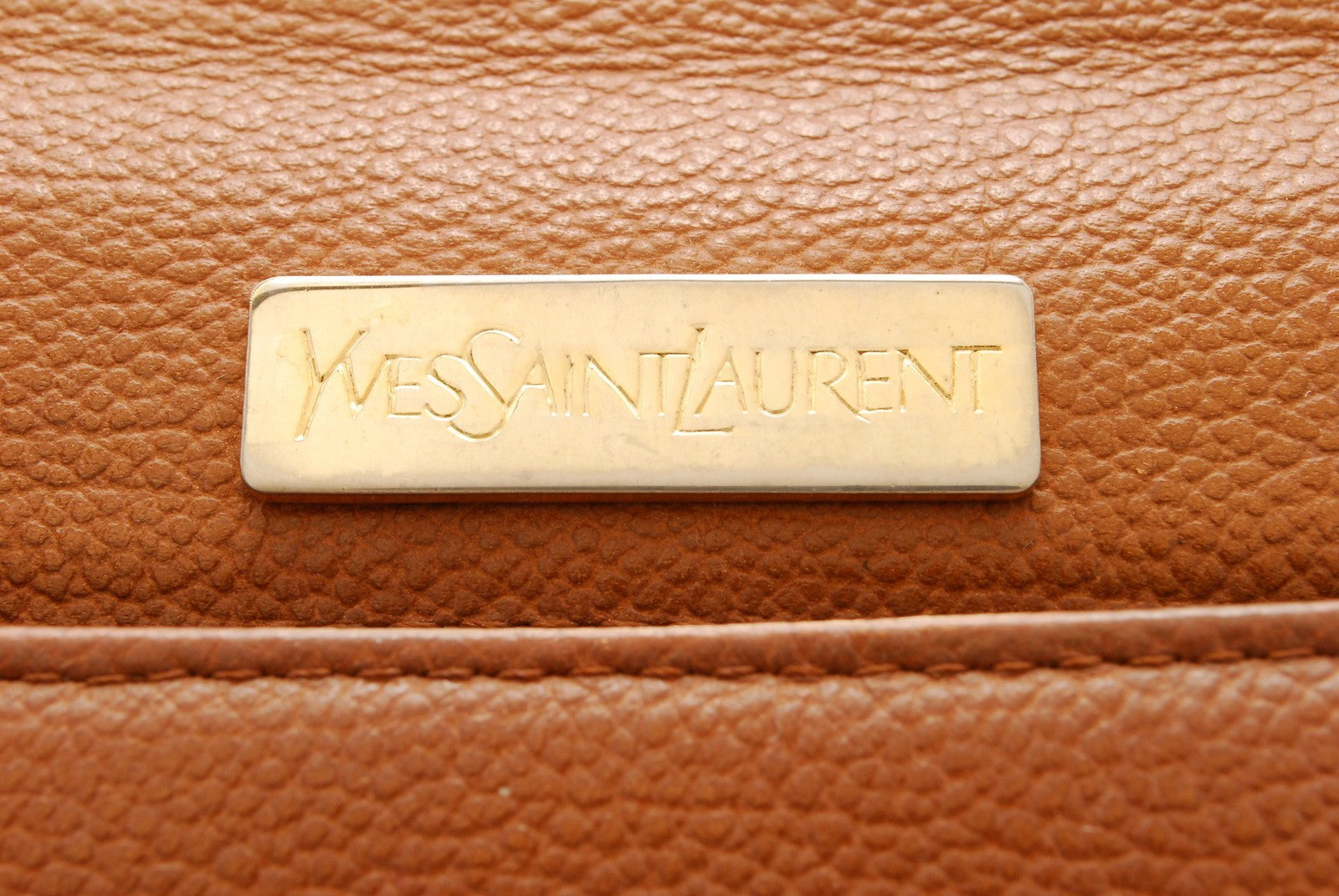Saint Laurent YSL Handbag - Brown, Calf Leather