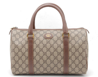 Gucci GG Supreme Handbag - Brown, PVC Leather