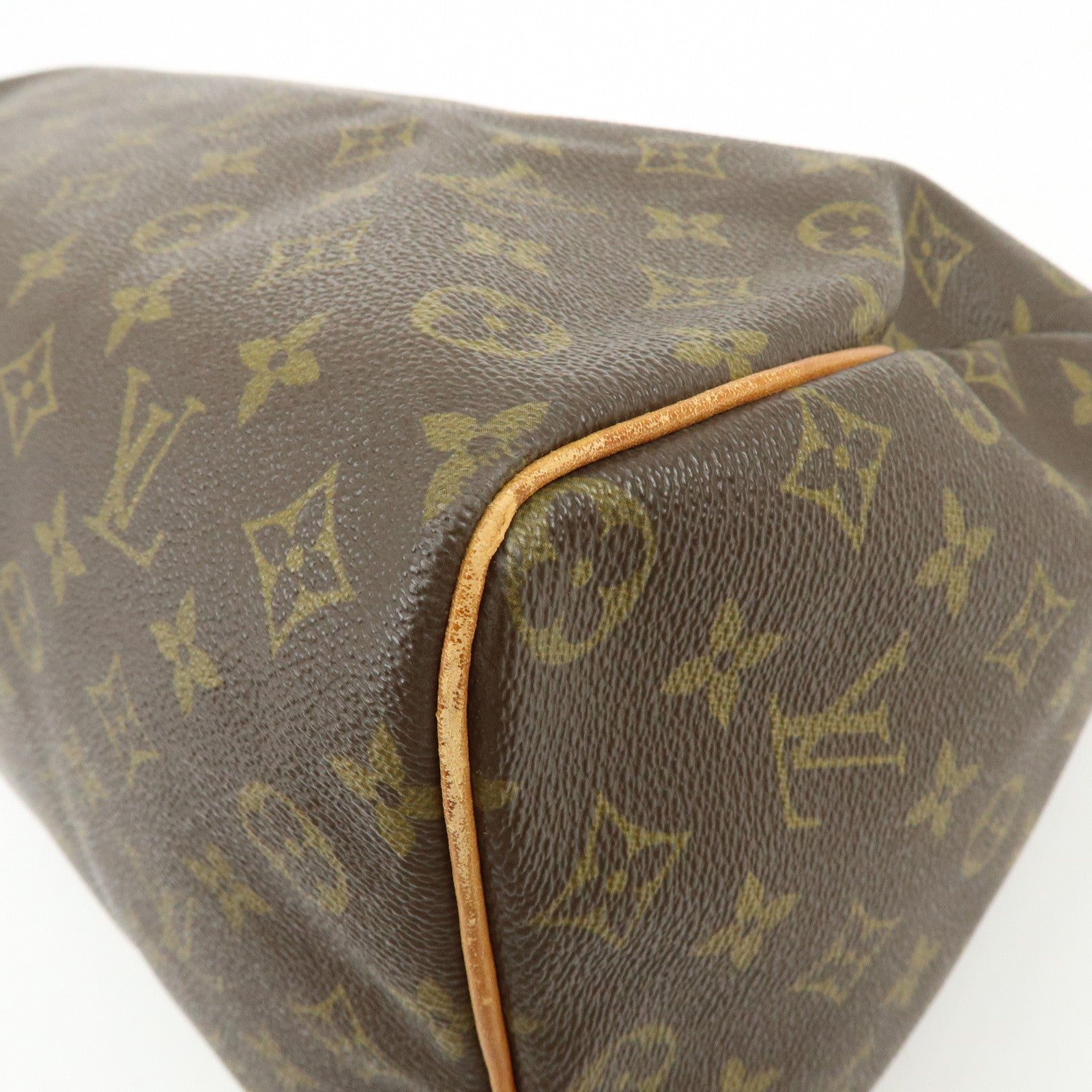 Louis Vuitton Speedy 35 Handbag - Brown, Monogram Canvas, Leather