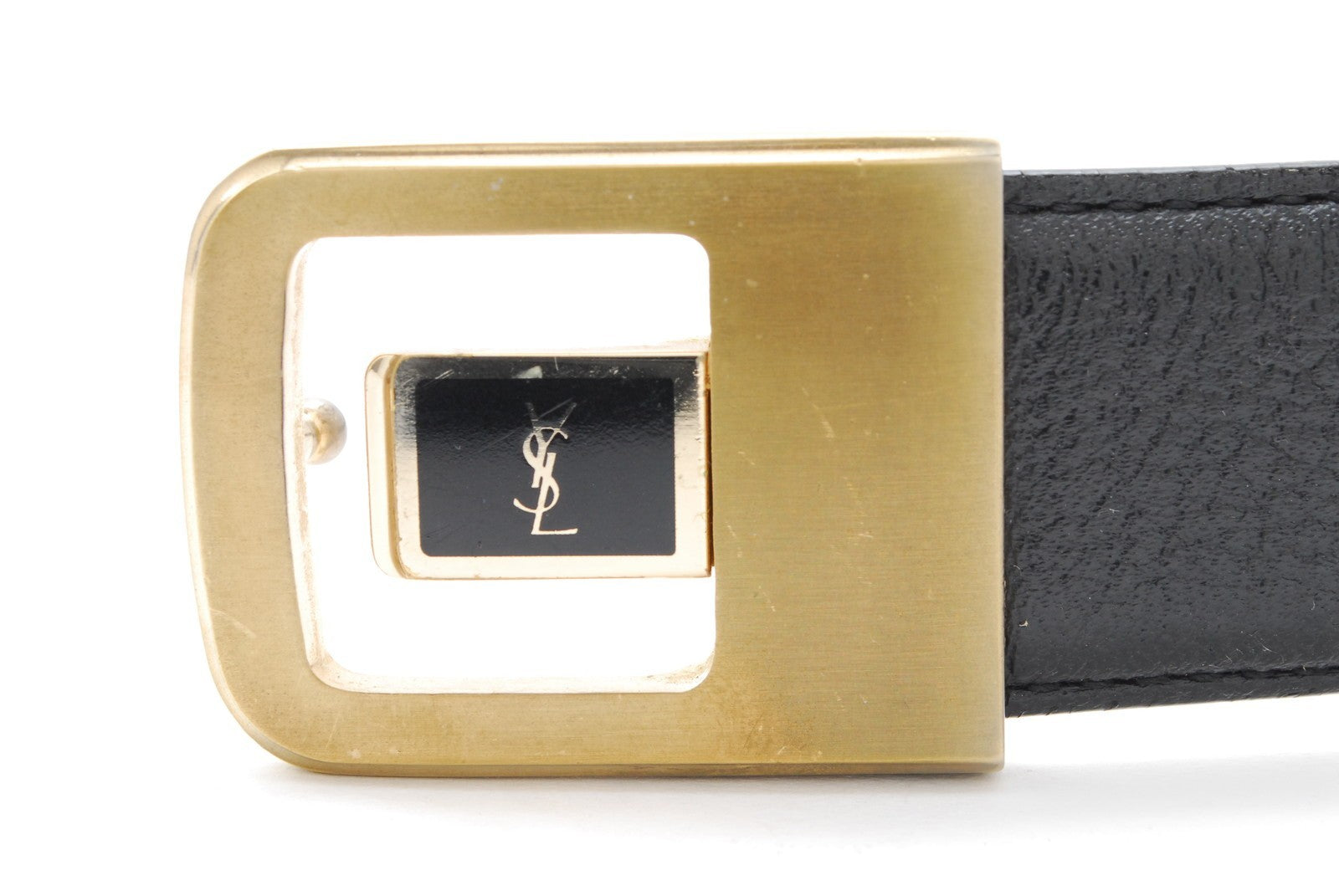 Yves Saint Laurent Leather Belt - Black, Leather