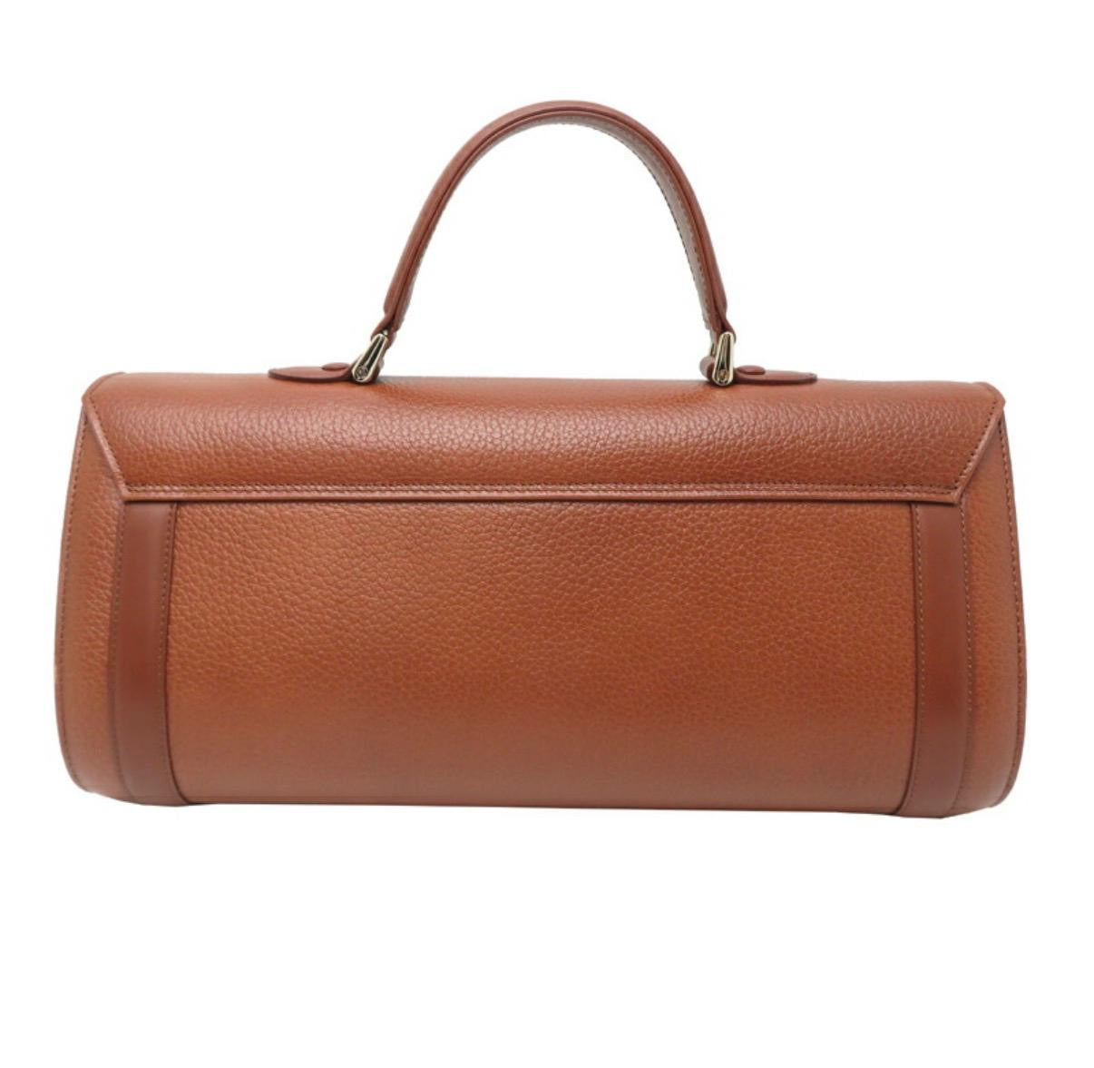 Burberry Nova Check Hand Tote Bag - Brown, Leather