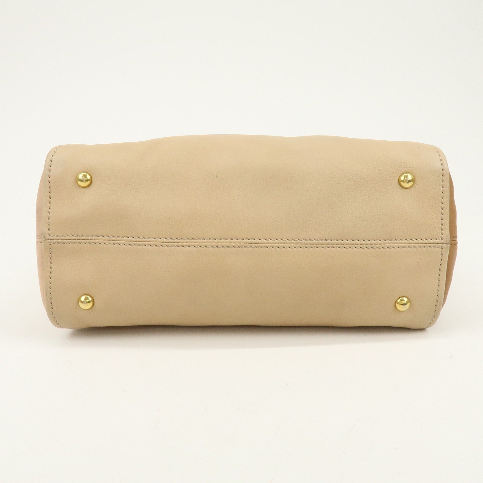 Fendi Hand Bag - Beige, Leather