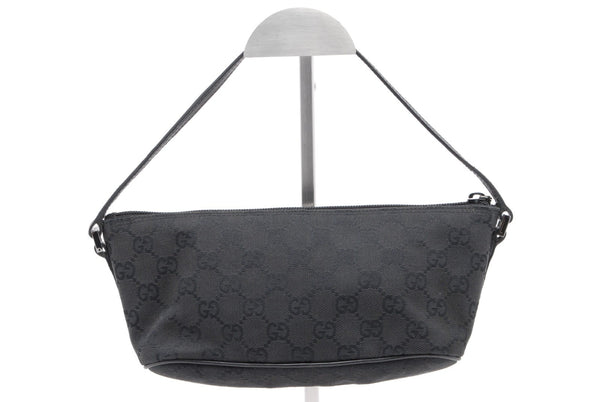 Gucci Accessory Pouch Handbag - Black, Canvas