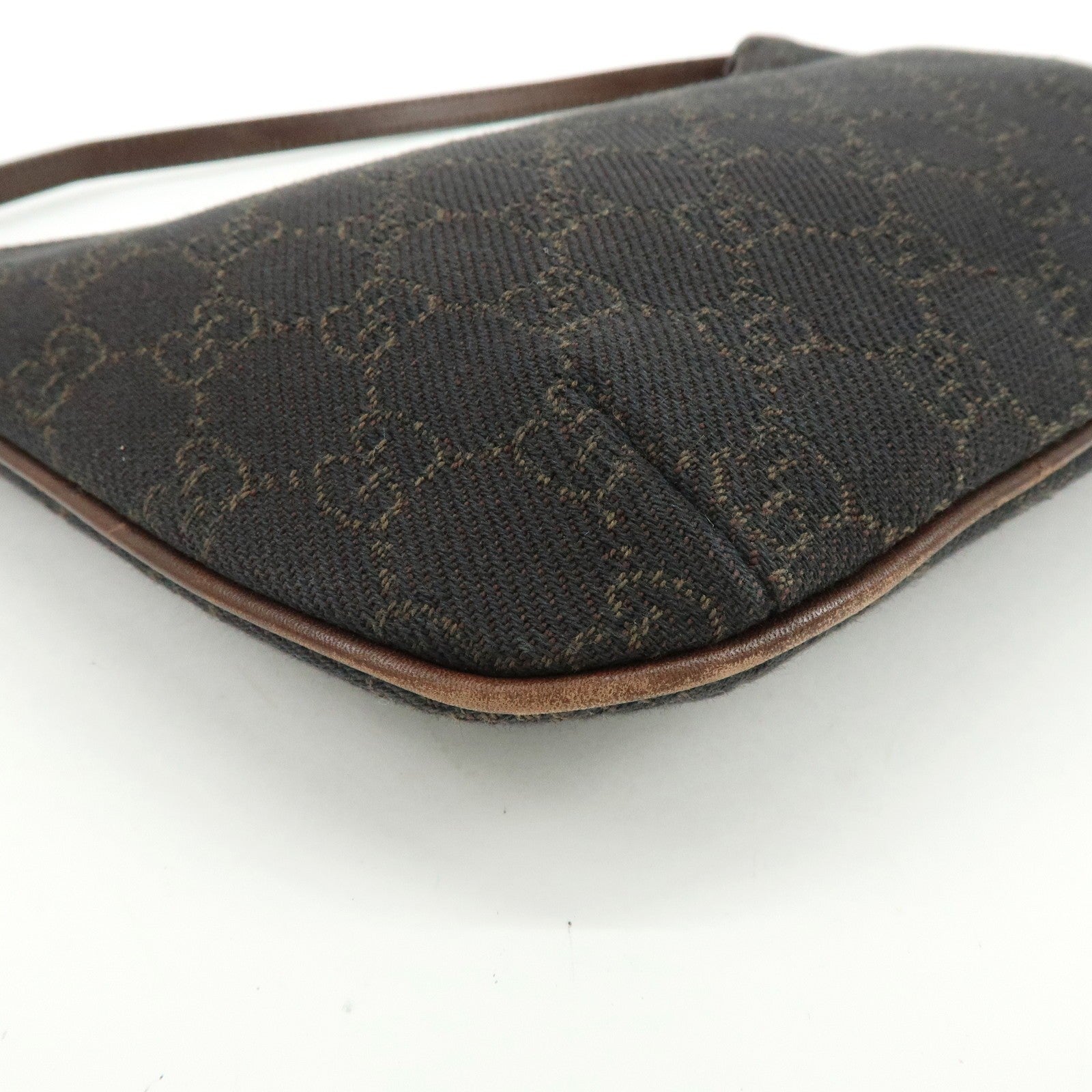 Gucci Shoulder Bag - Brown, Canvas and Leather