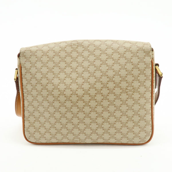 Celine Macadam Shoulder Bag - Beige, PVC Leather 