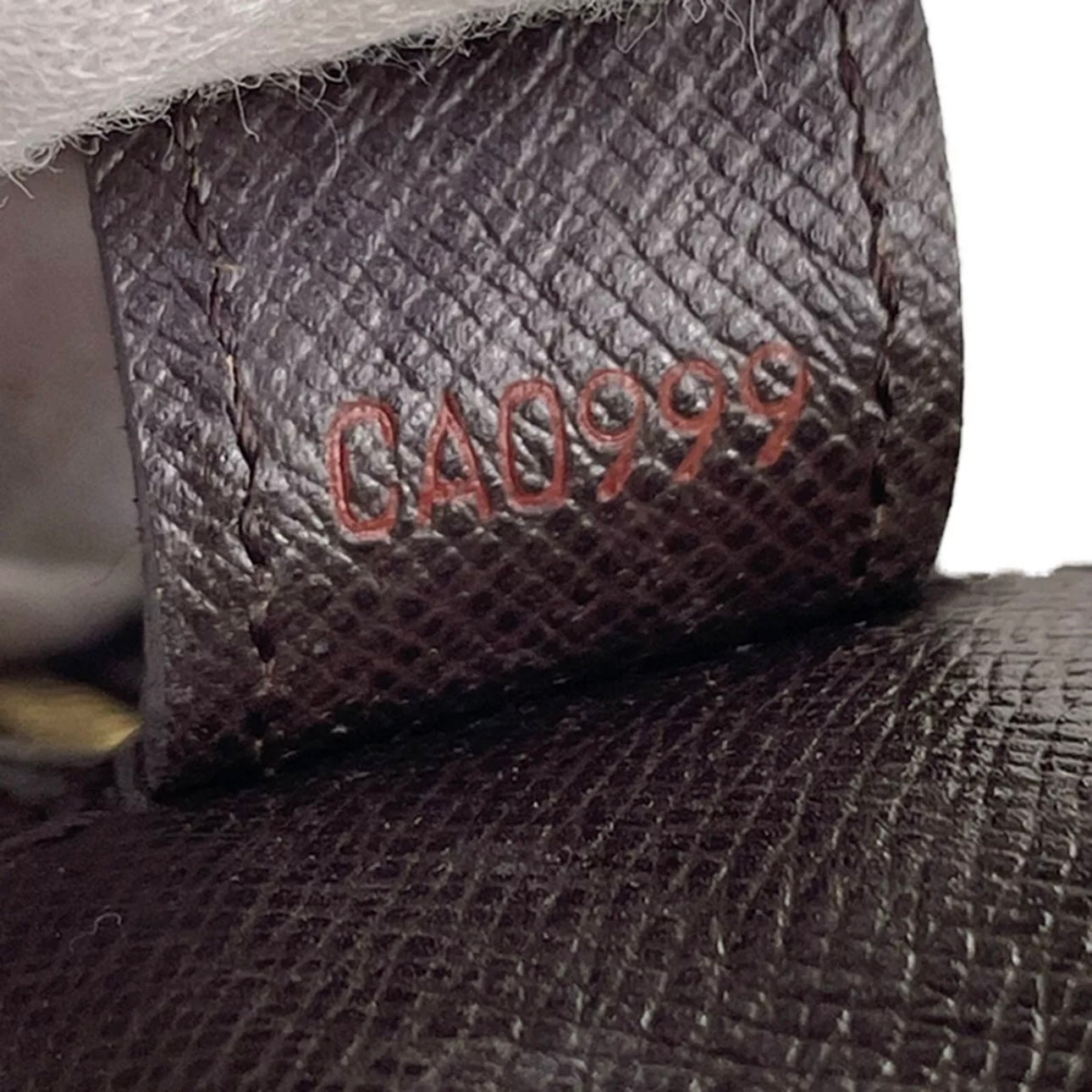 Louis Vuitton Damier Trousse Toilette Leather Coated Canvas Brown Pouch