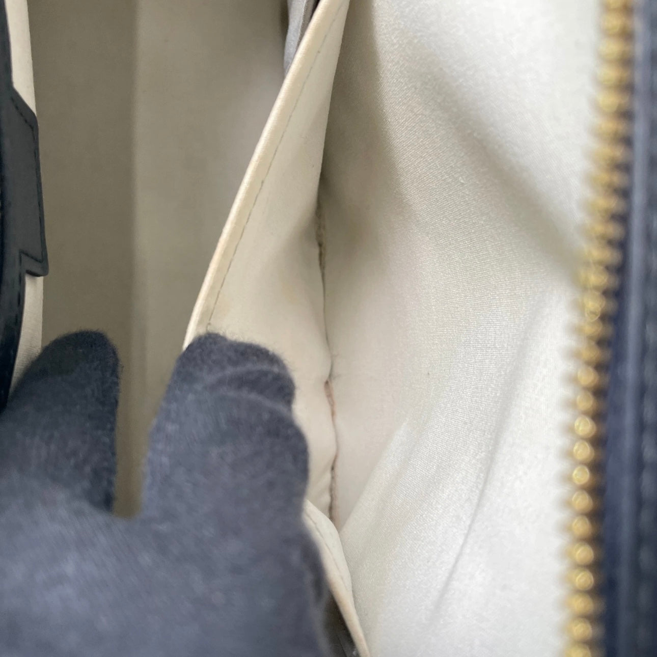 LOUIS VUITTON Monogram Mini Lin Navy Josephine GM