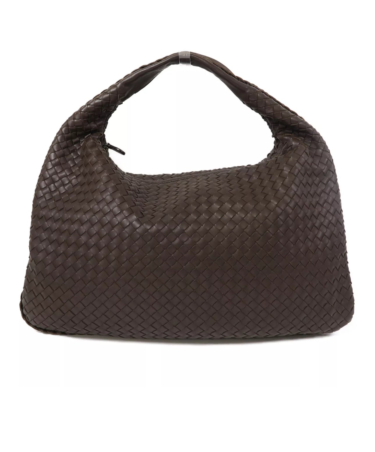 BOTTEGA VENETA Shoulder Bag Intrecciato Calfskin Leather Brown