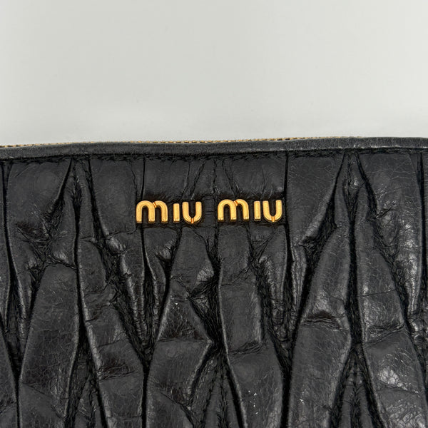 MIU MIU black clutch