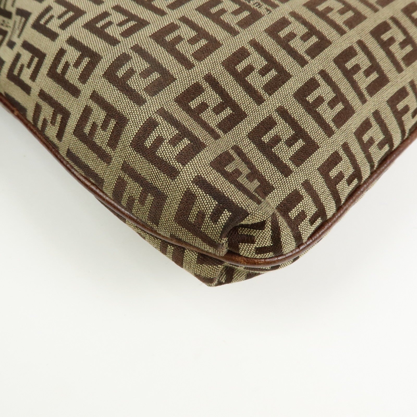 Fendi Shoulder Crossbody Bag - Brown, Canvas Leather