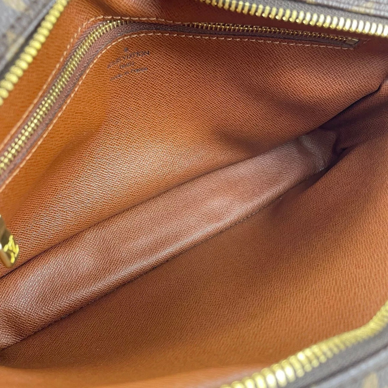 Monogram Marly Dragonne GM Leather Brown Clutch bag