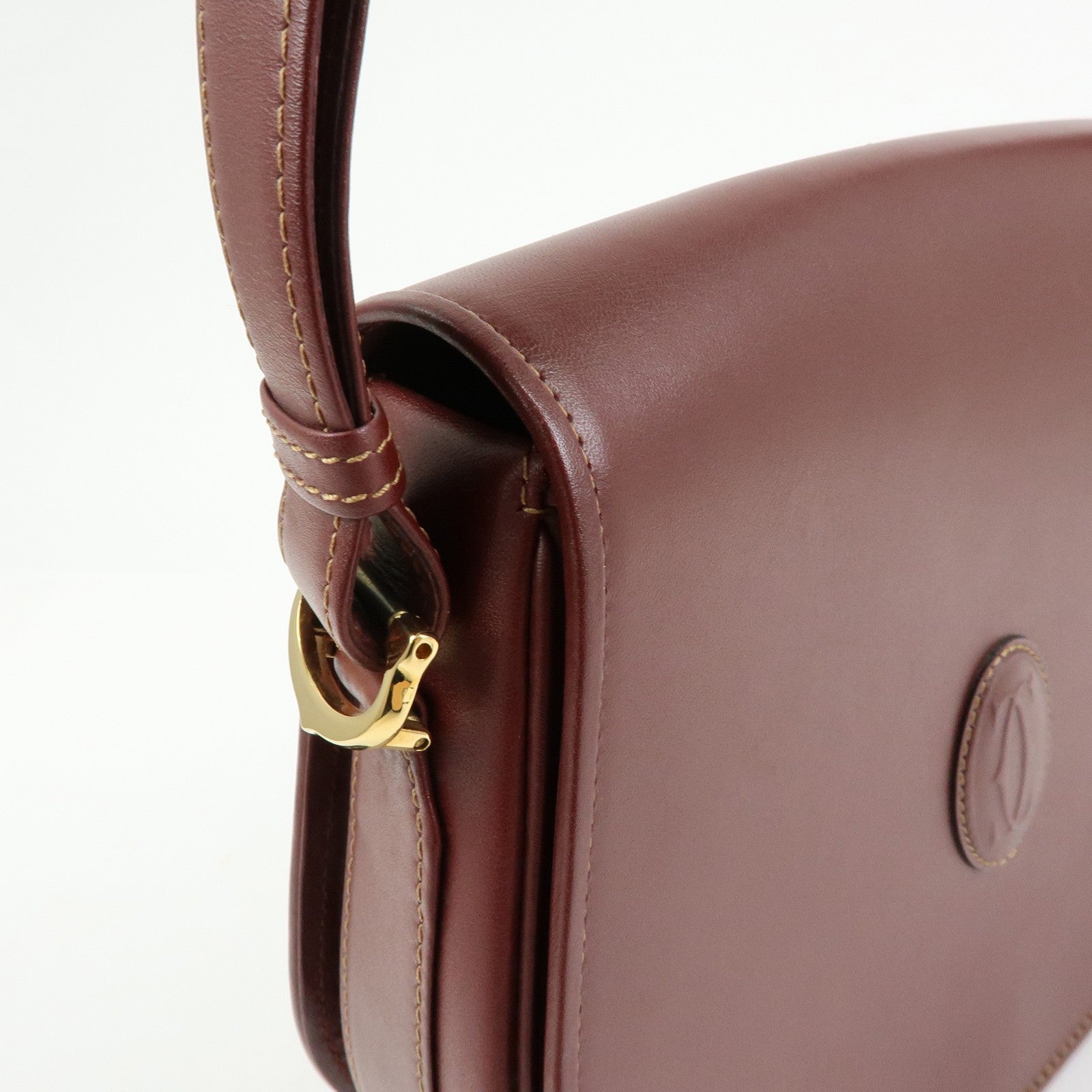 Cartier Must de Cartier Shoulder Bag - Bordeaux, Leather