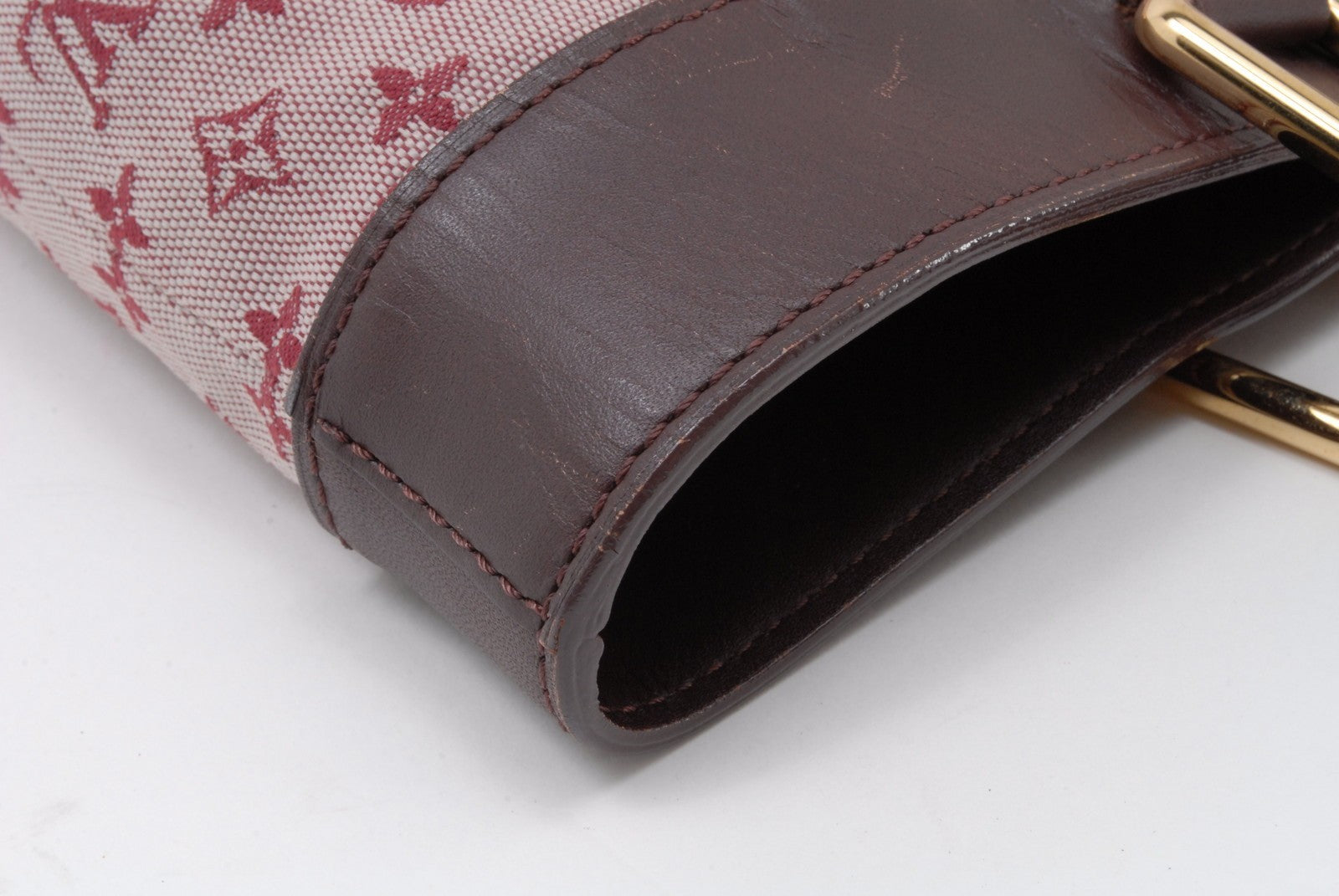 Louis Vuitton Lucille GM Tote Bag - Red Beige Brown, Canvas
