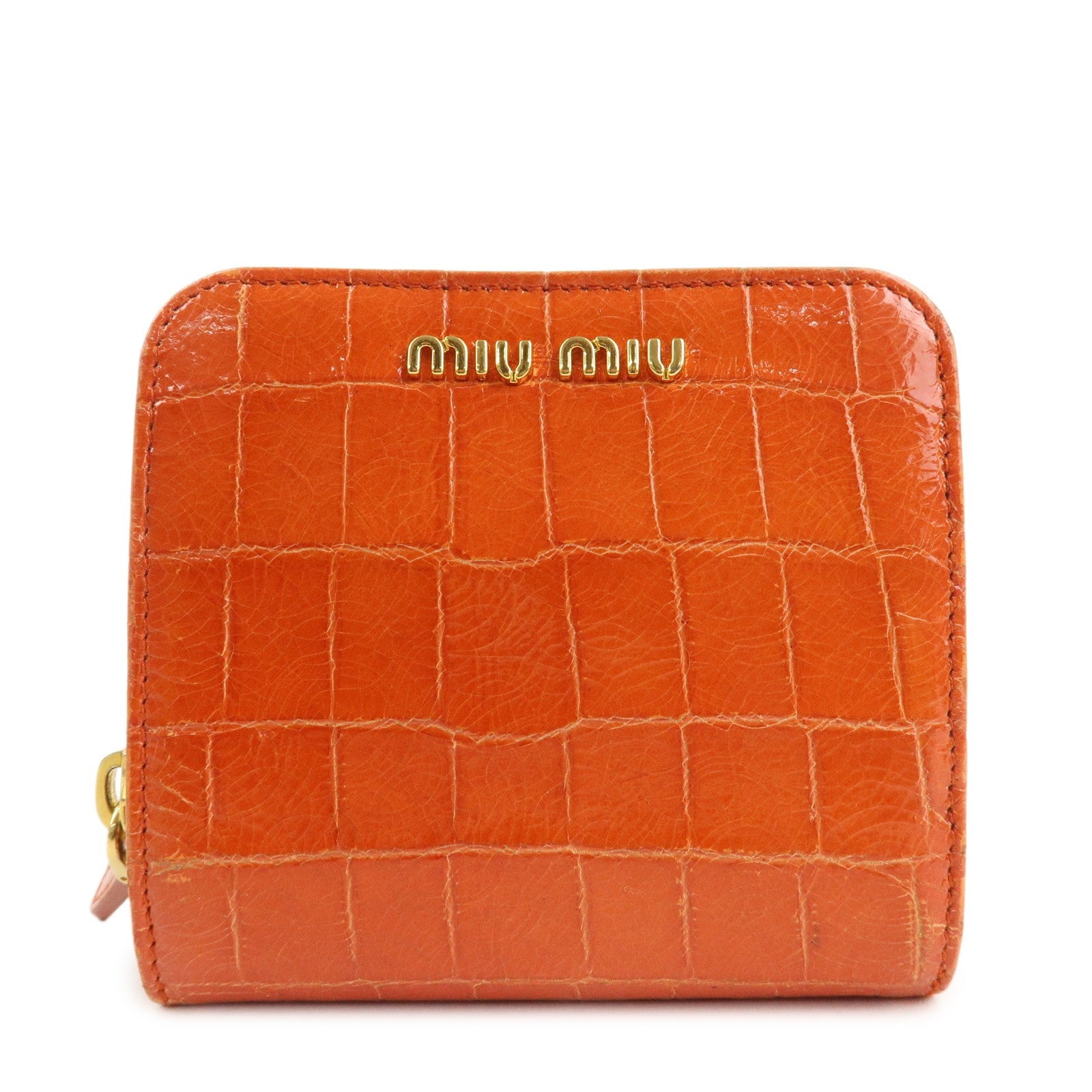 Miu Miu Wallet - Orange, Leather
