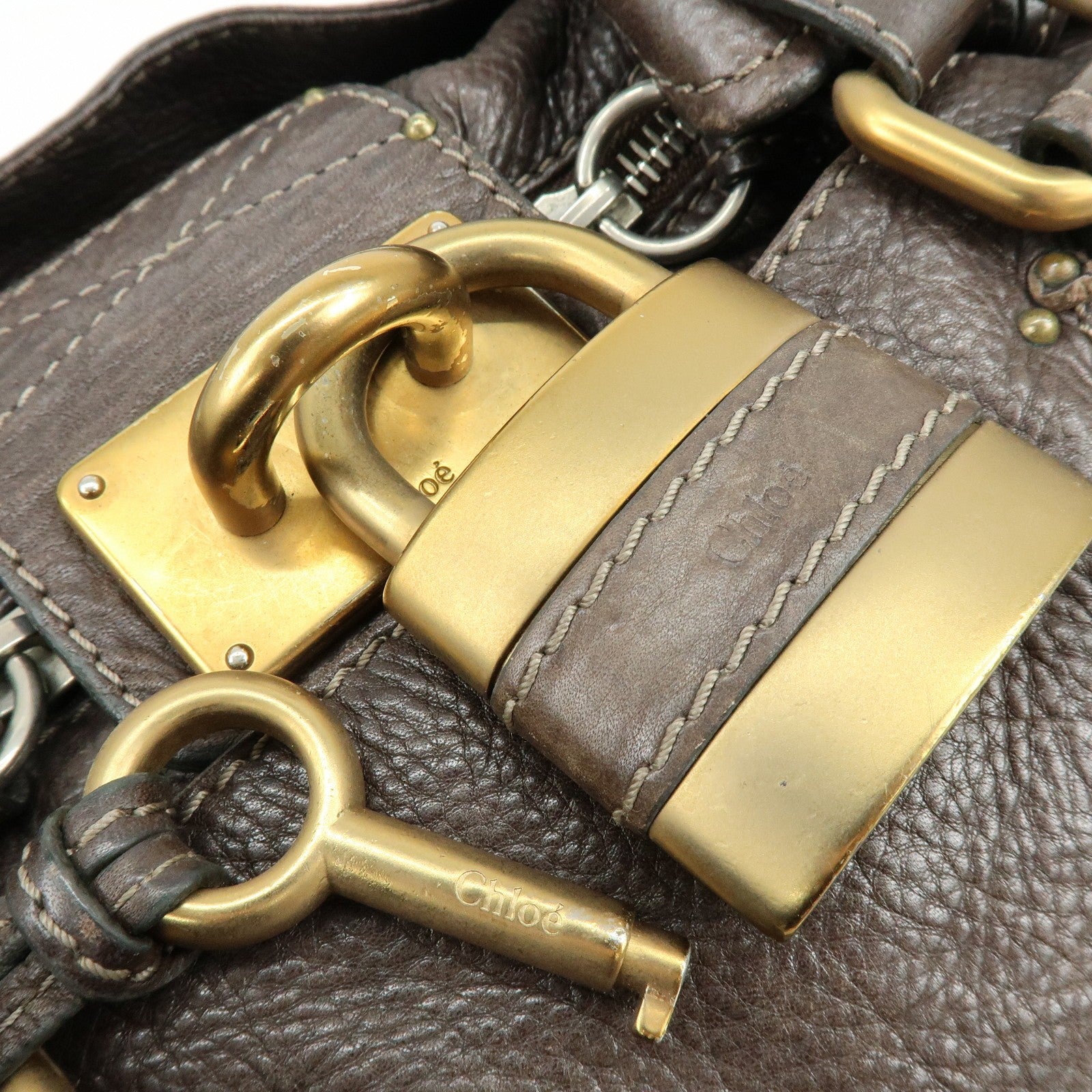 Chloe Paddington Tote Bag - Dark Brown, Leather- RARE!