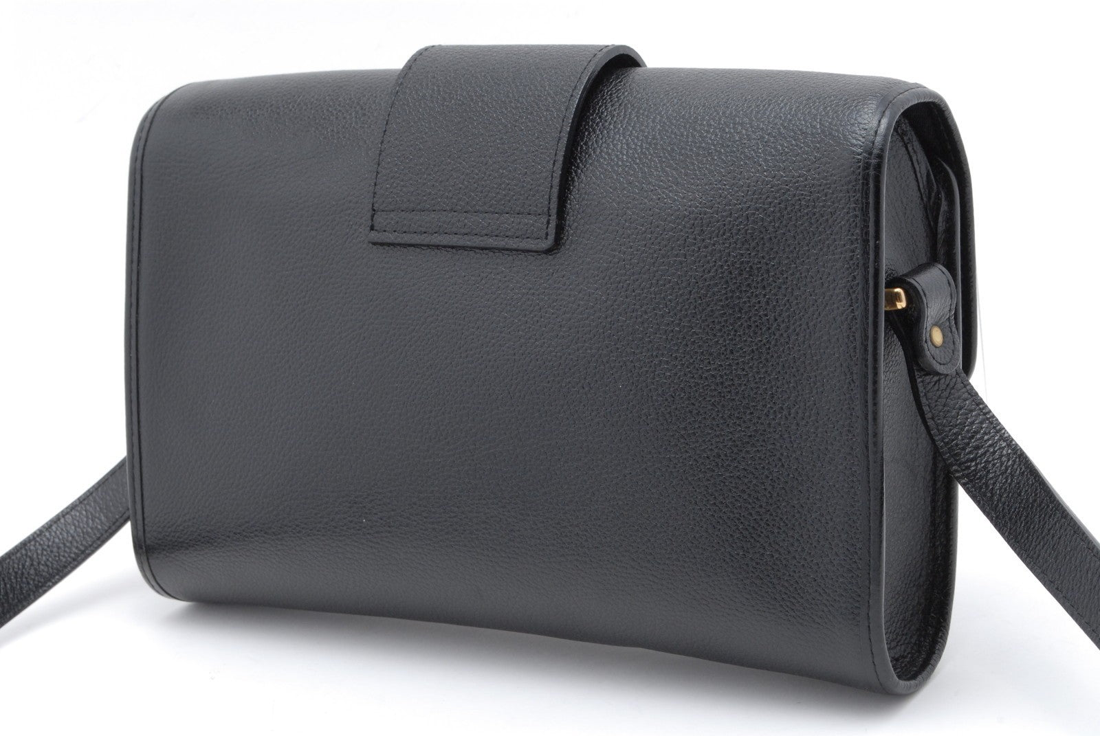Saint Laurent Cassandra Shoulder Bag - Black, Leather