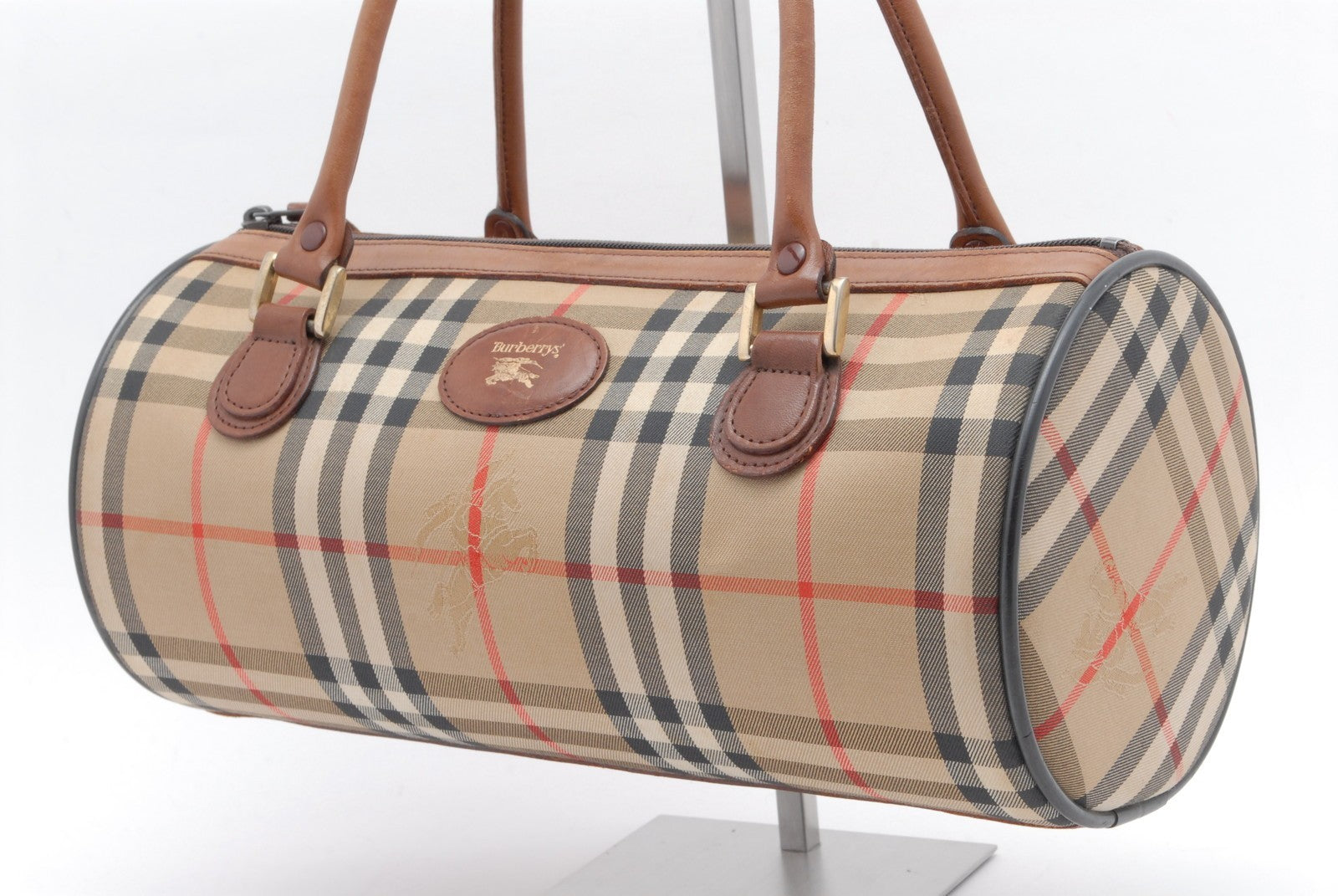 Burberry Nova Shoulder Bag - Brown, Canvas