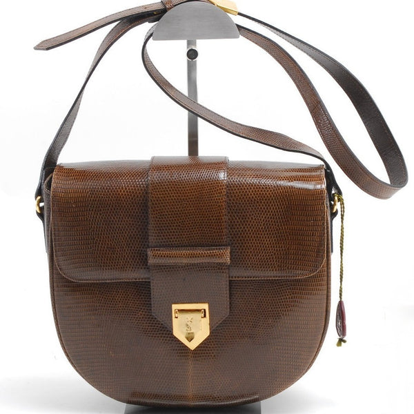 Saint Laurent Yves Vintage Shoulder Bag - Brown, Leather 