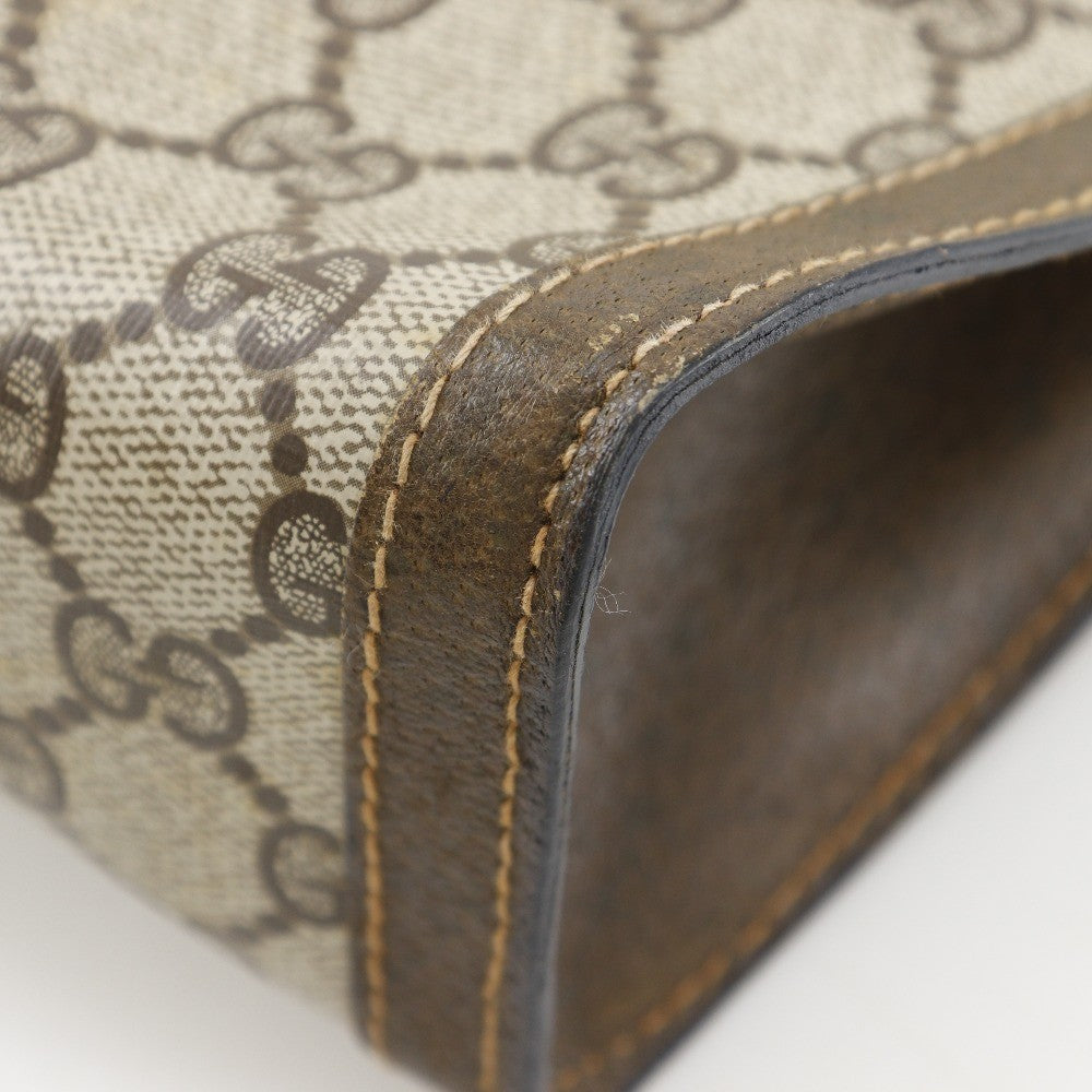 Gucci Sherry Line Clutch Bag - Brown, GG Plus 