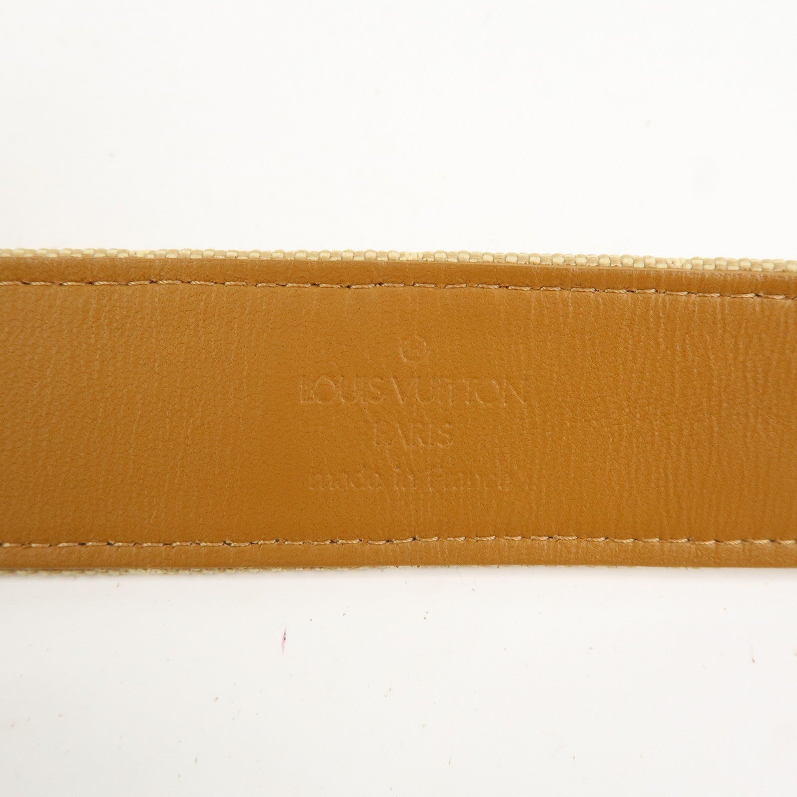 Louis Vuitton Monogram Mini Canvas Ceinture 75/30 Belt - Beige, Canvas