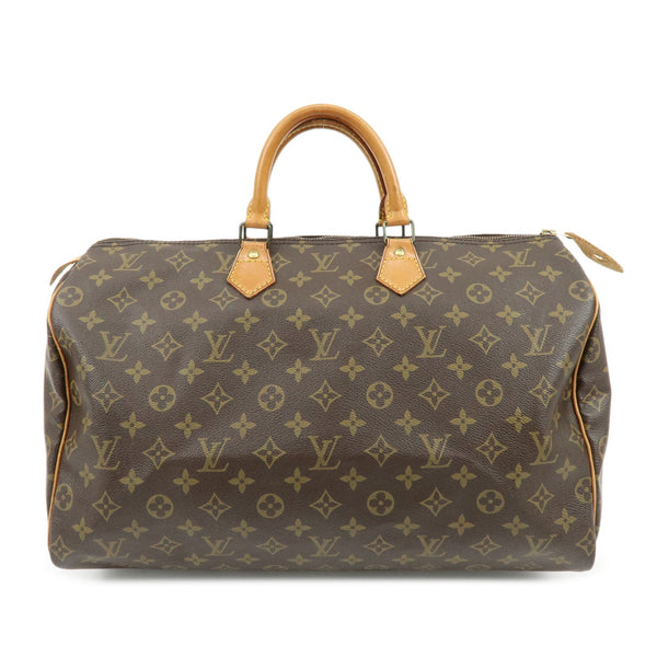 Louis Vuitton Speedy 40 Hand Bag - Brown, Canvas