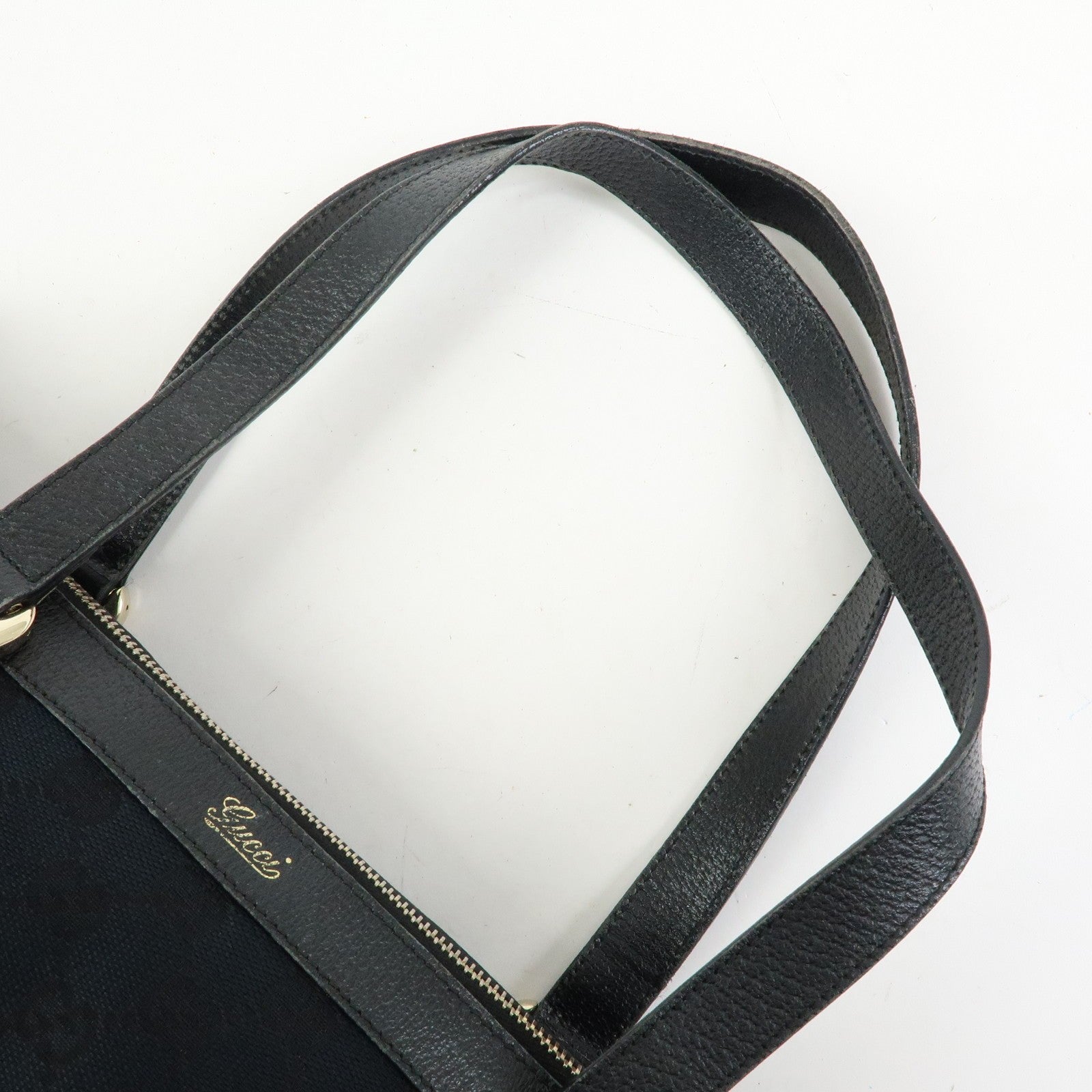 Gucci Abbey Tote Bag - Black, GG Canvas