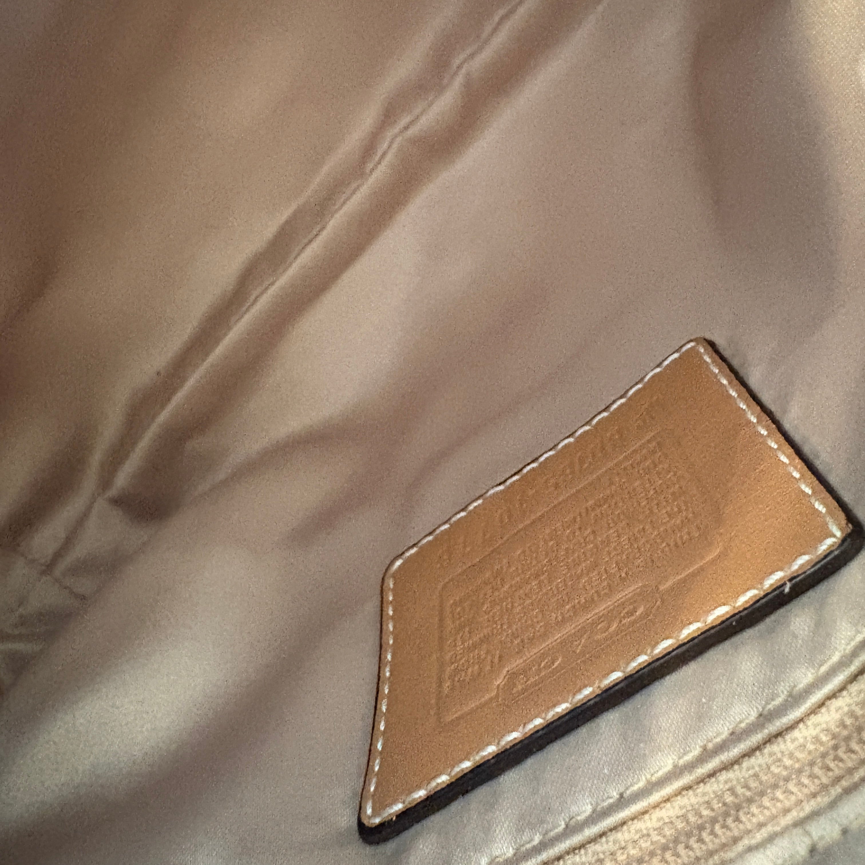 Coach Signature brown bag