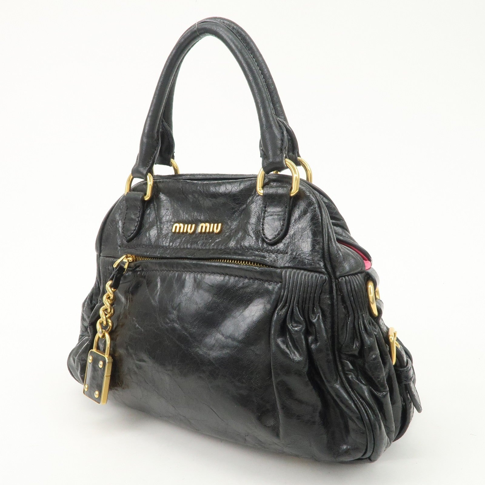 Miu Miu 2way bag - Black, Leather