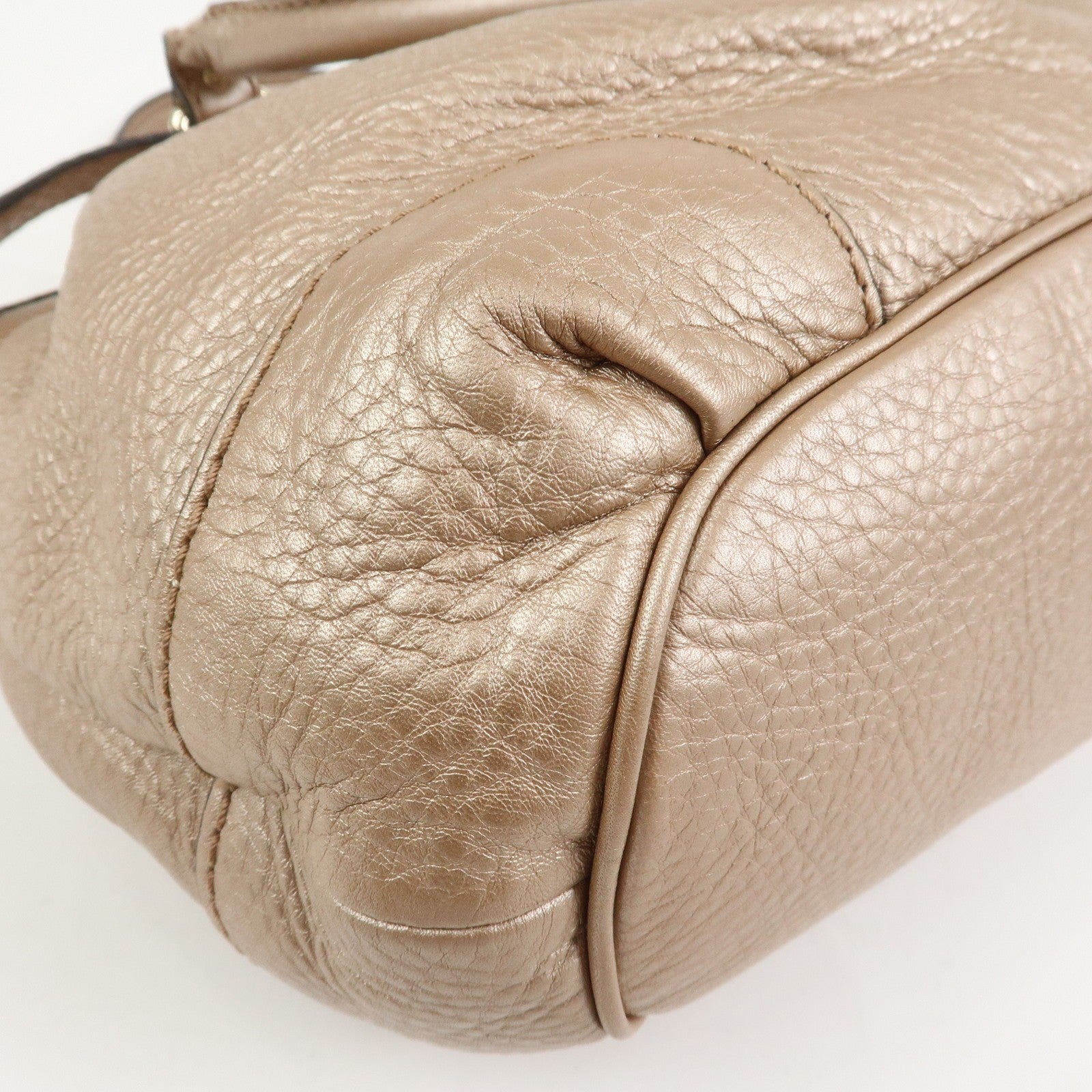 GUCCI Sukey Interlocking G Leather 2Way Bag Shoulder Bag