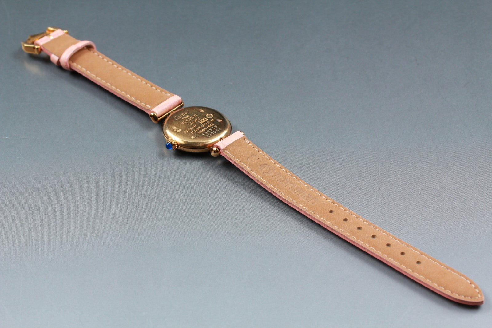 Cartier Must Colisee Vermeil 590002 Watch - Gold Pink, Leather
