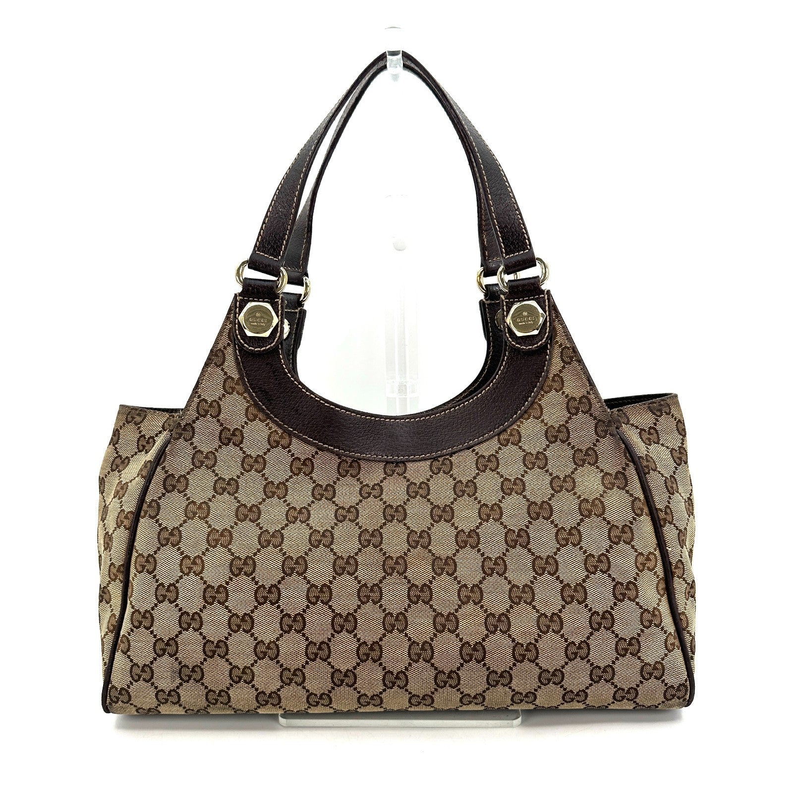 Gucci GG Bag - Brown, Canvas Leather