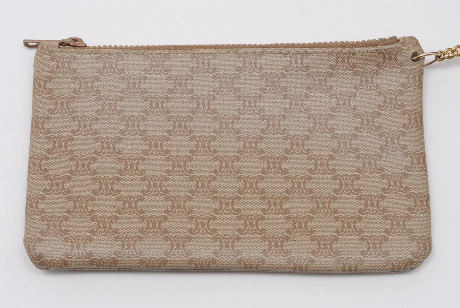 Celine Macadam Shoulder Bag - Beige, Leather