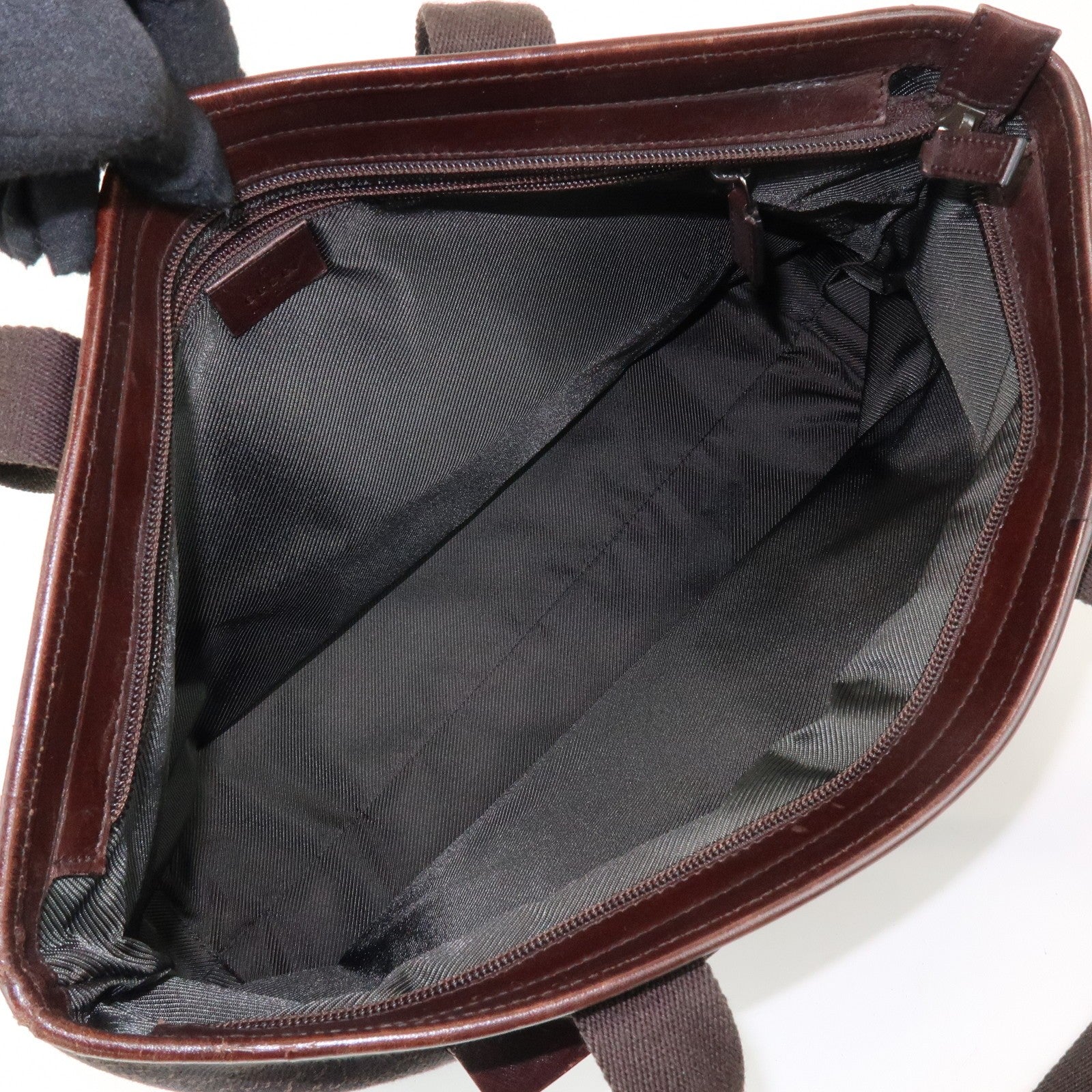 Gucci Tote Bag - Dark Brown, Canvas and Leather