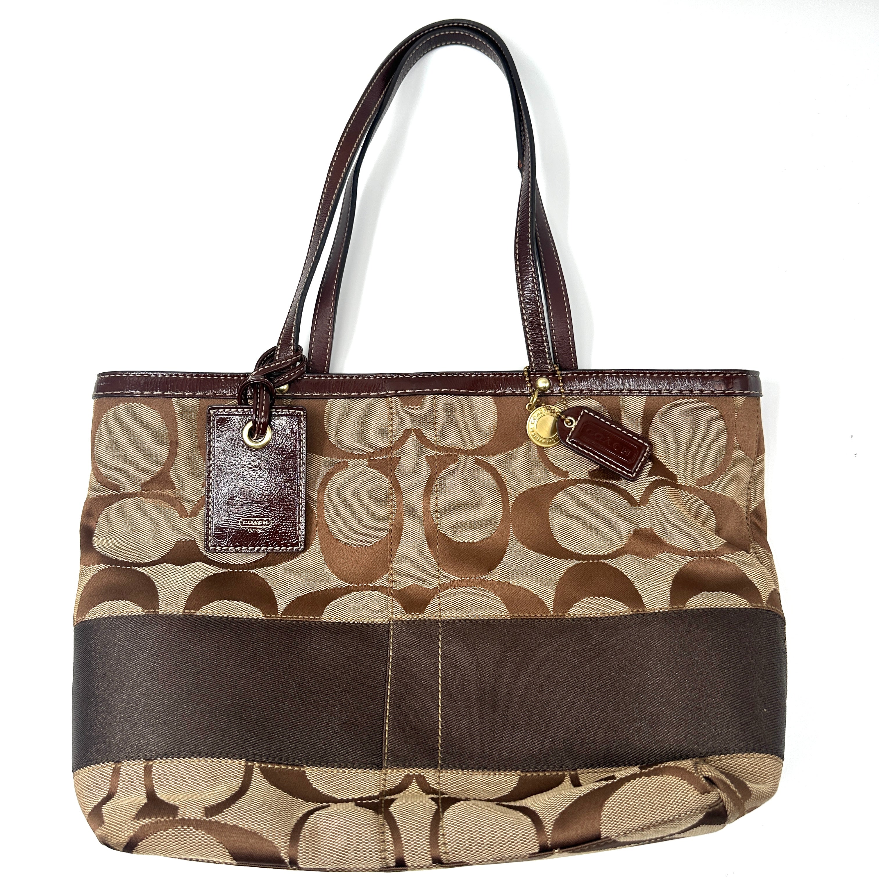 Signature Shoulder Tote Bag