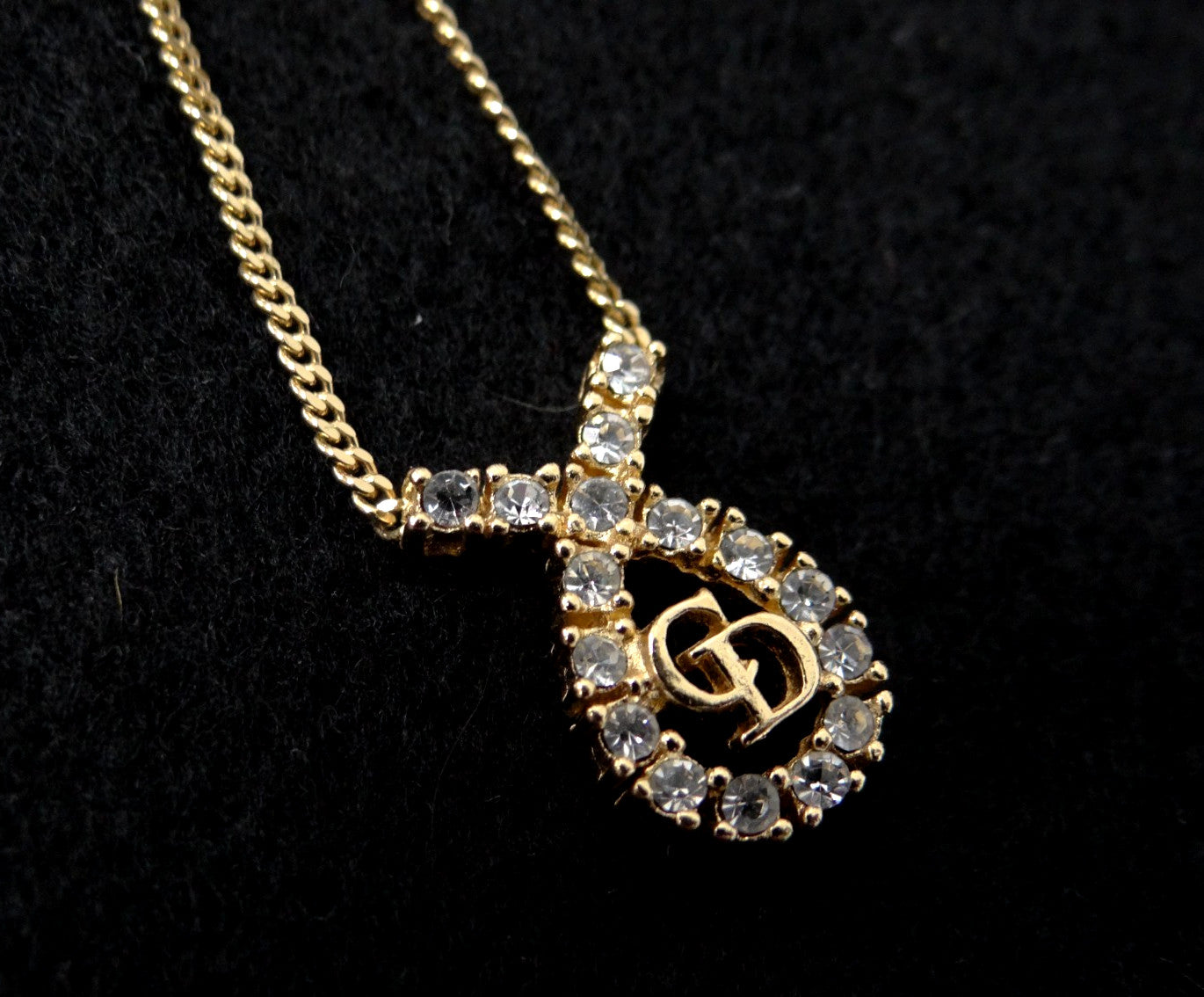 Dior Chain Necklace Pendant - Gold, Metal