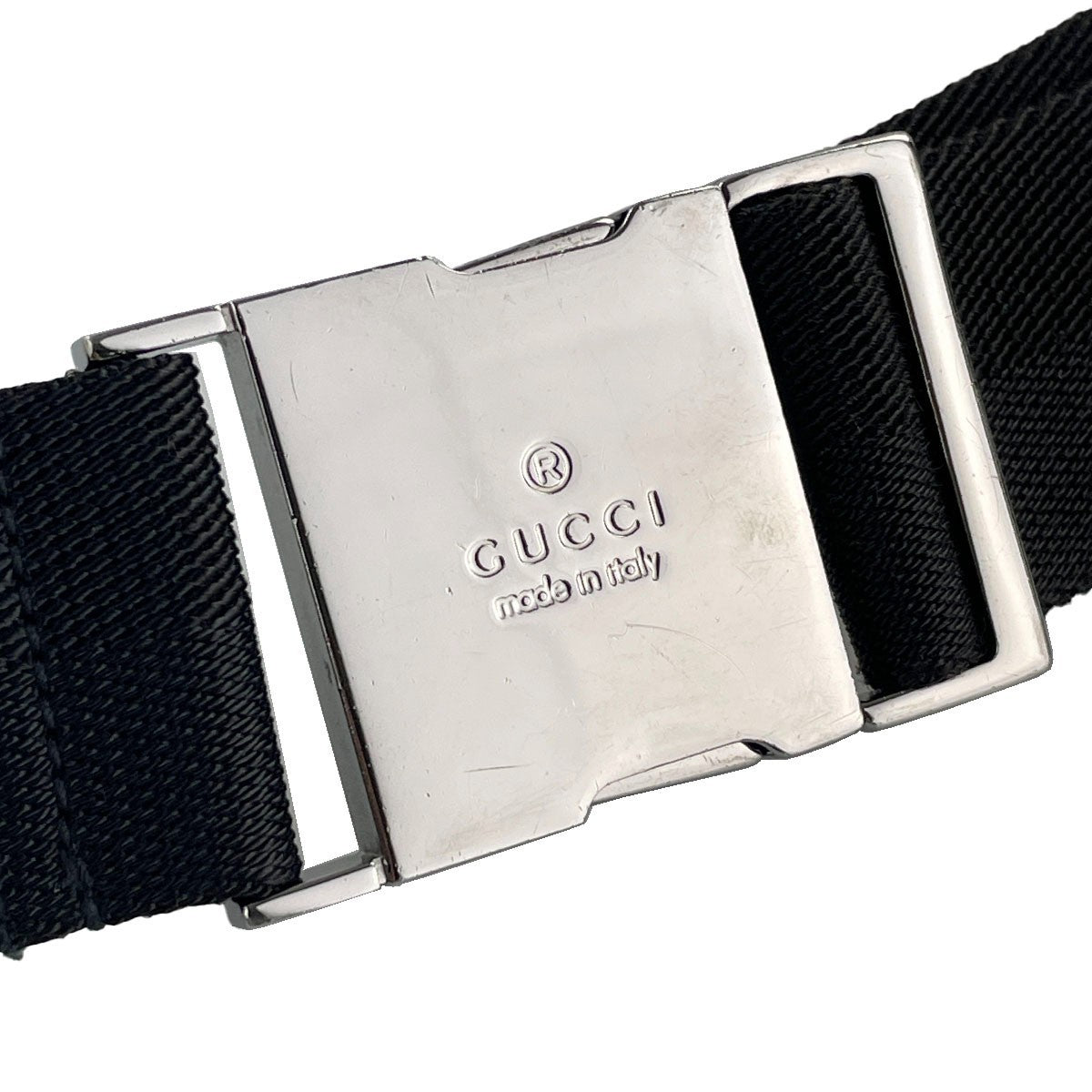 Gucci GG Waist Bag - Black, Canvas Fabric