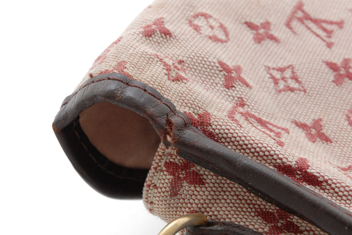 Louis Vuitton Louis Lin Shoulder Bag - Red Beige Brown, Canvas