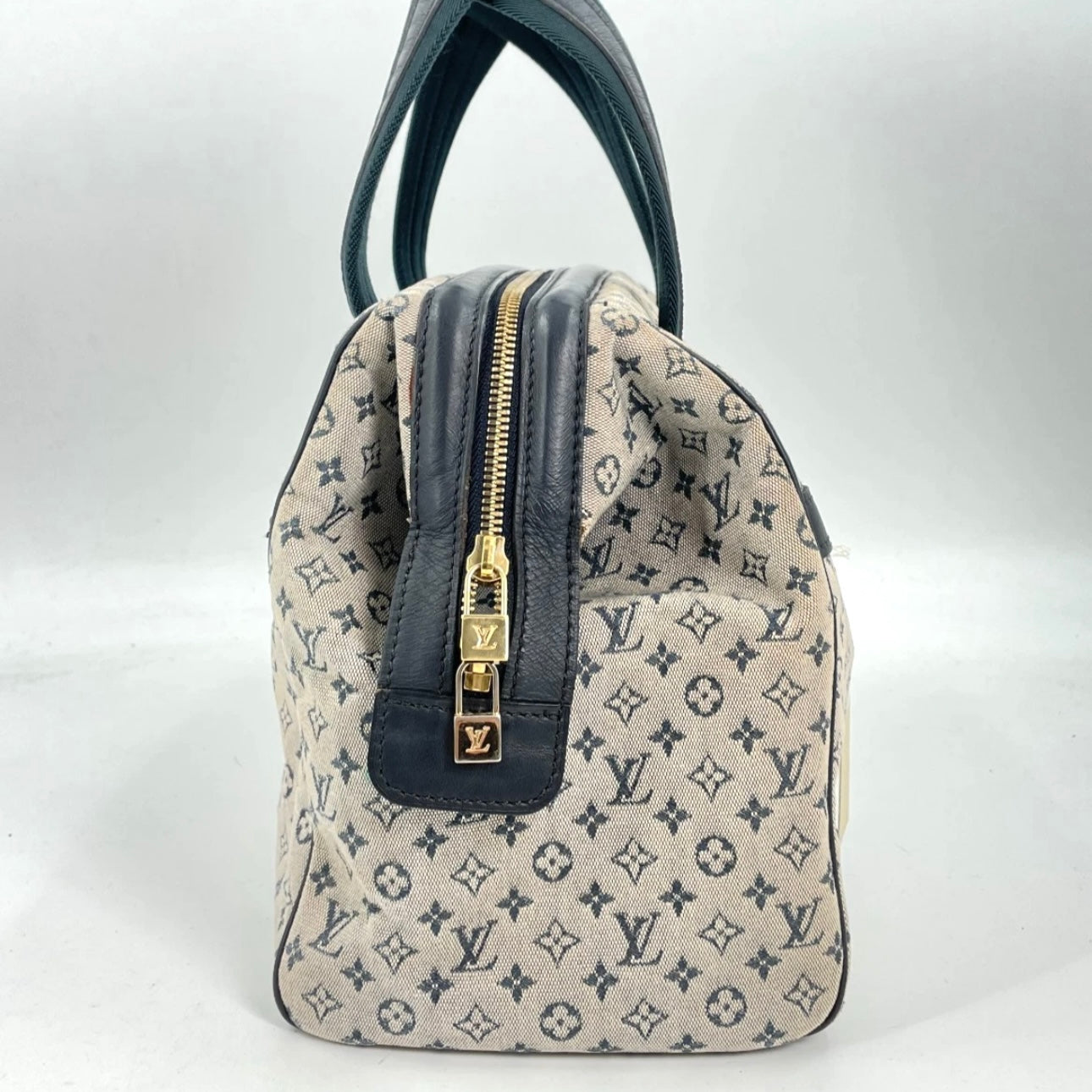 LOUIS VUITTON Monogram Mini Lin Navy Josephine GM